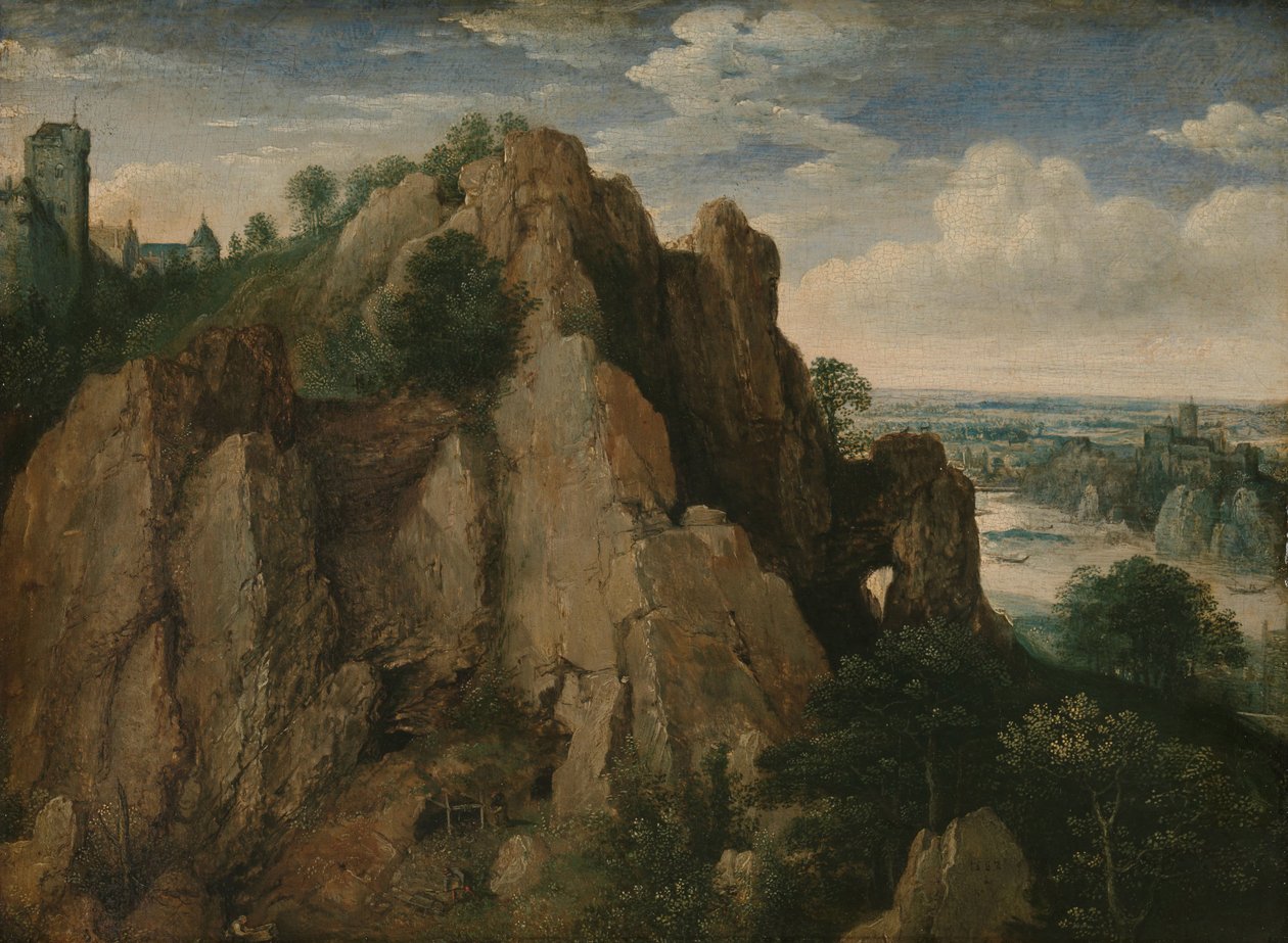 Górzysty krajobraz autorstwa Lucas van Valckenborch