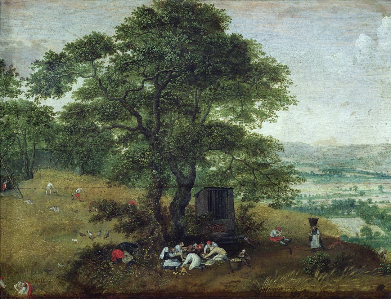 Żniwa autorstwa Lucas van Valckenborch