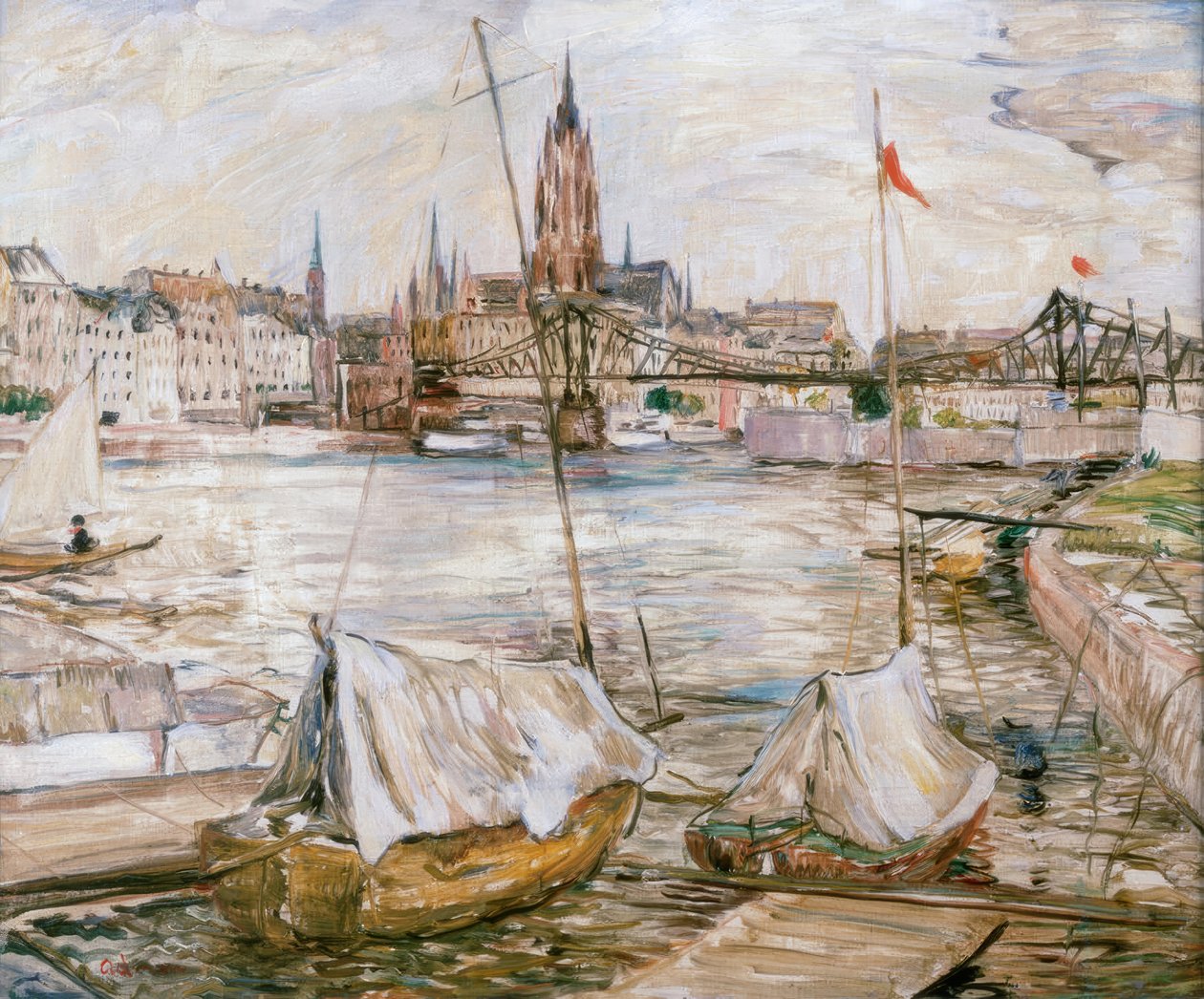 Frankfurt nad Menem autorstwa Lucien Adrion