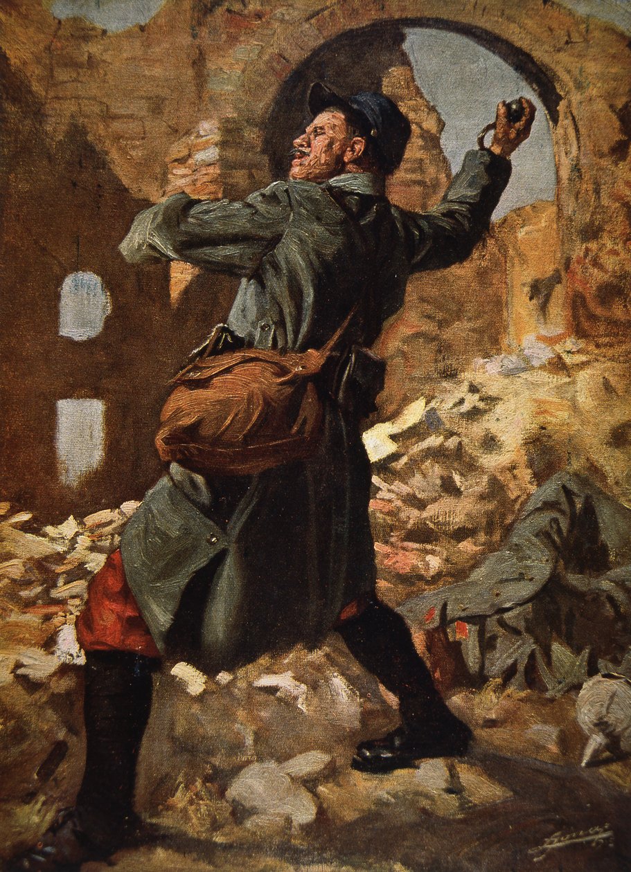 Grenadier z 1915 r. autorstwa Lucien Hector Jonas