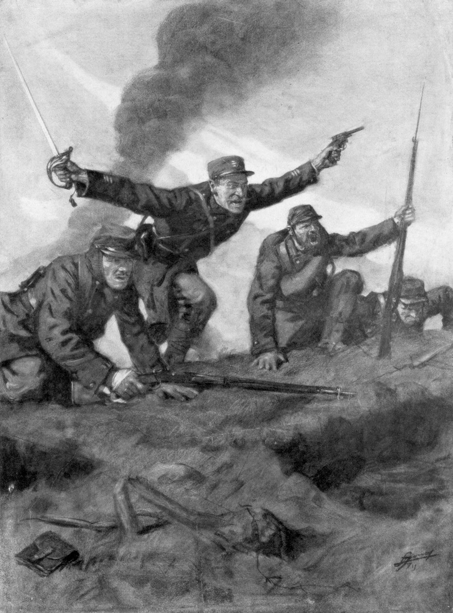 Over the Top, 16 lutego 1915, 1926. autorstwa Lucien Jonas