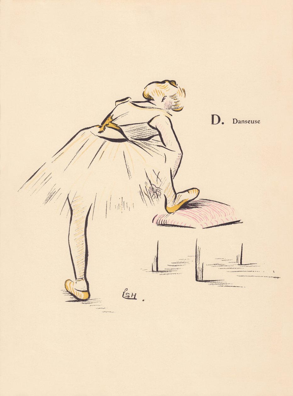 D. Tancerz autorstwa Lucien L. (active 1904) Henreaux