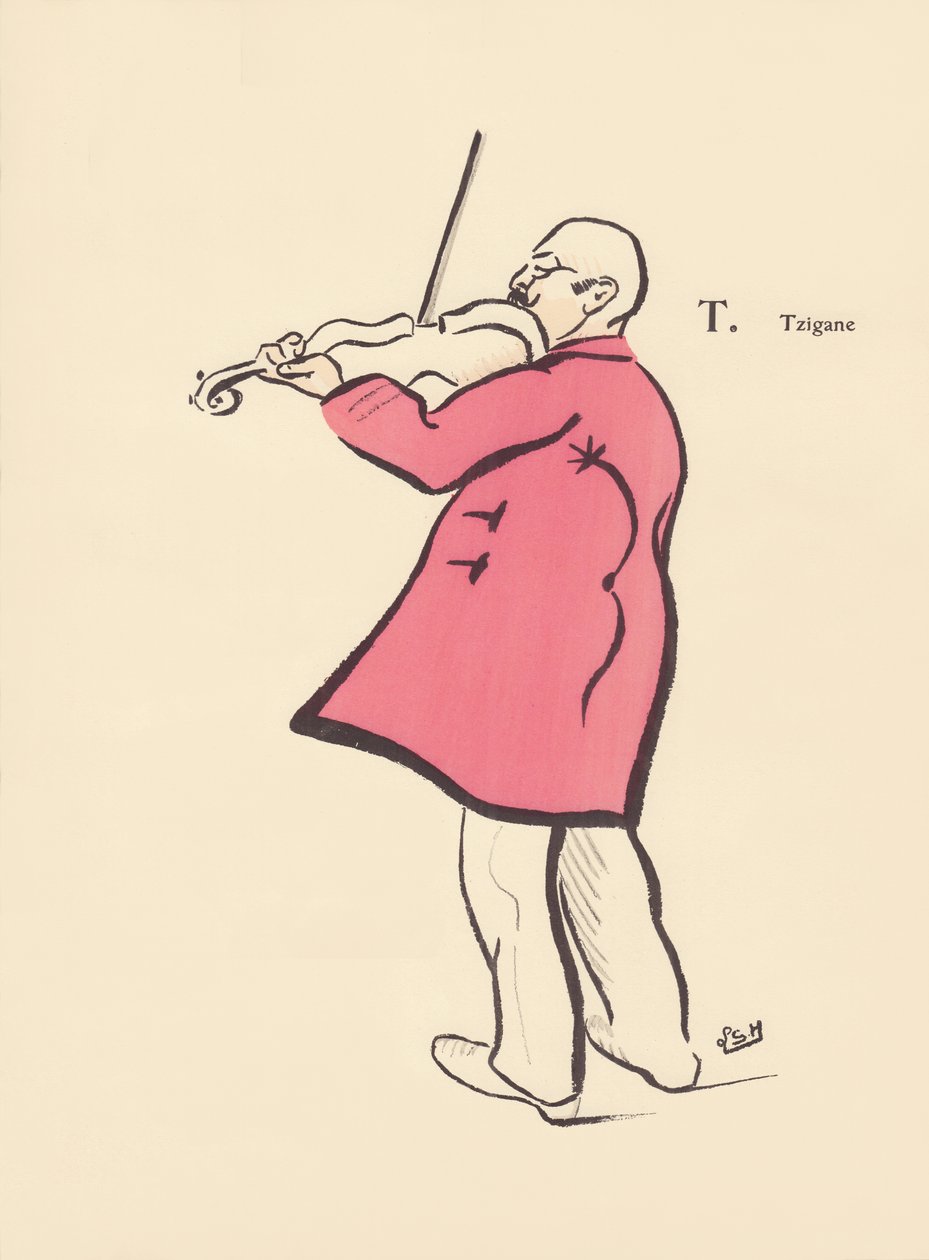 T. Cygan autorstwa Lucien L. (active 1904) Henreaux