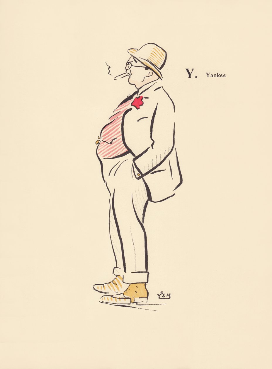 Y. YYankee autorstwa Lucien L. (active 1904) Henreaux