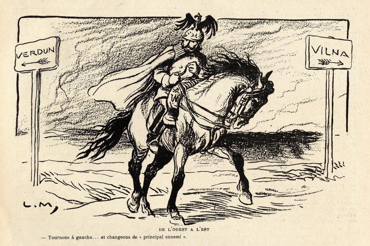 Le Rire rouge, satyryczne czarno-białe autorstwa Lucien Metivet