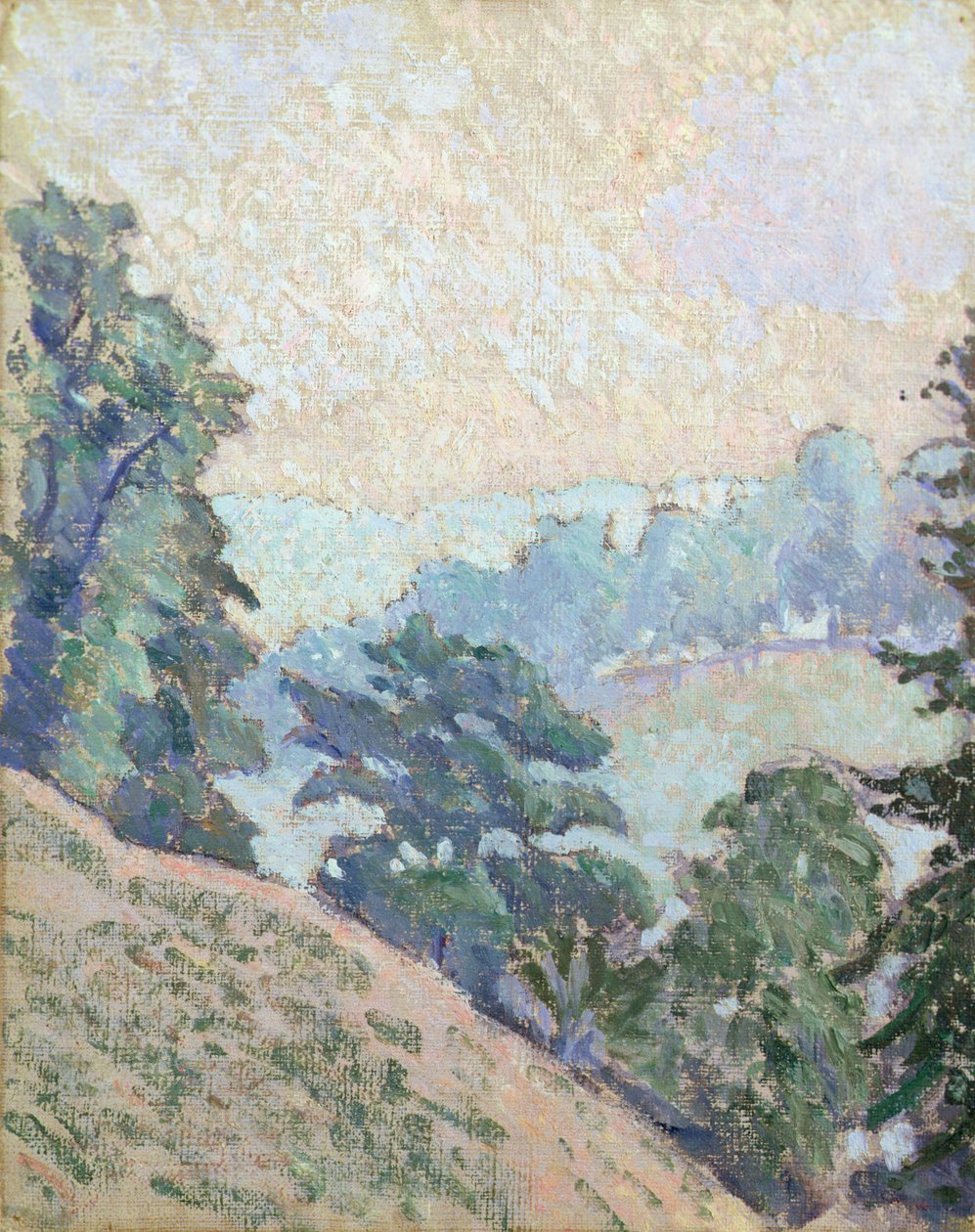 Brookleton Dale, Youlgrave, Derbyshire autorstwa Lucien Pissarro