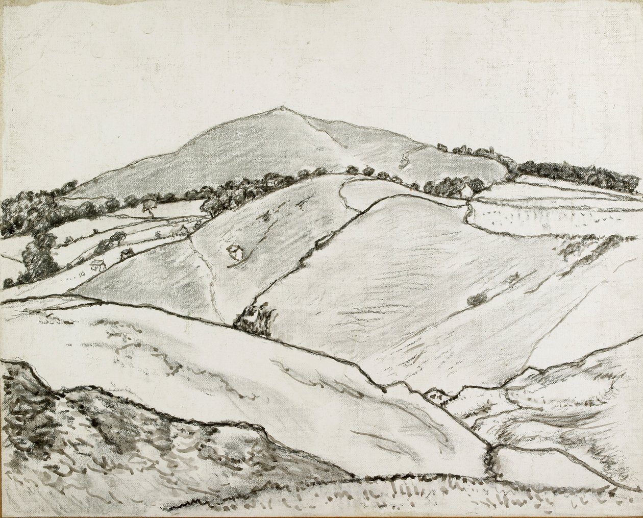 Cefn Bryn, 1933 autorstwa Lucien Pissarro