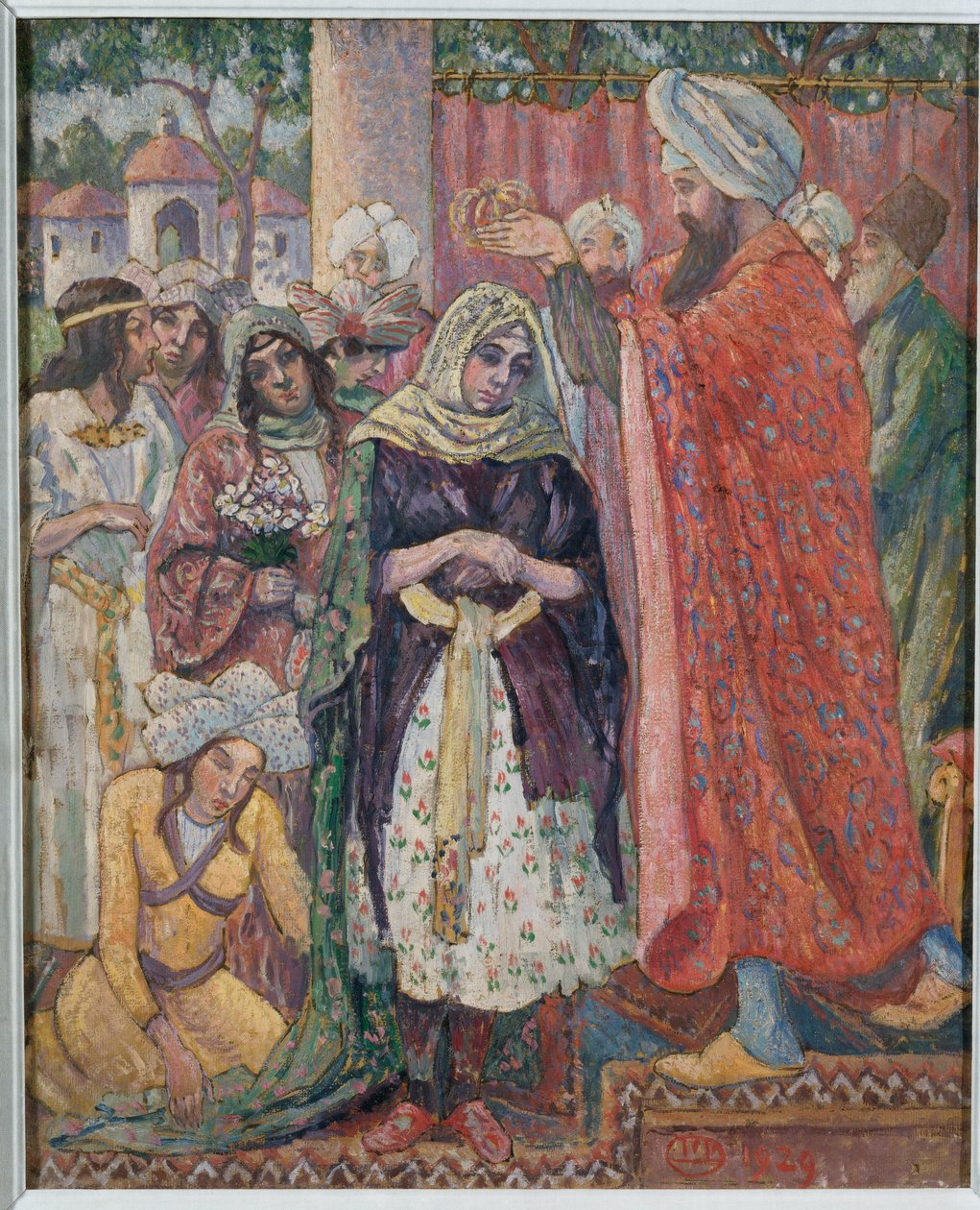 Ukoronowanie Estery autorstwa Lucien Pissarro