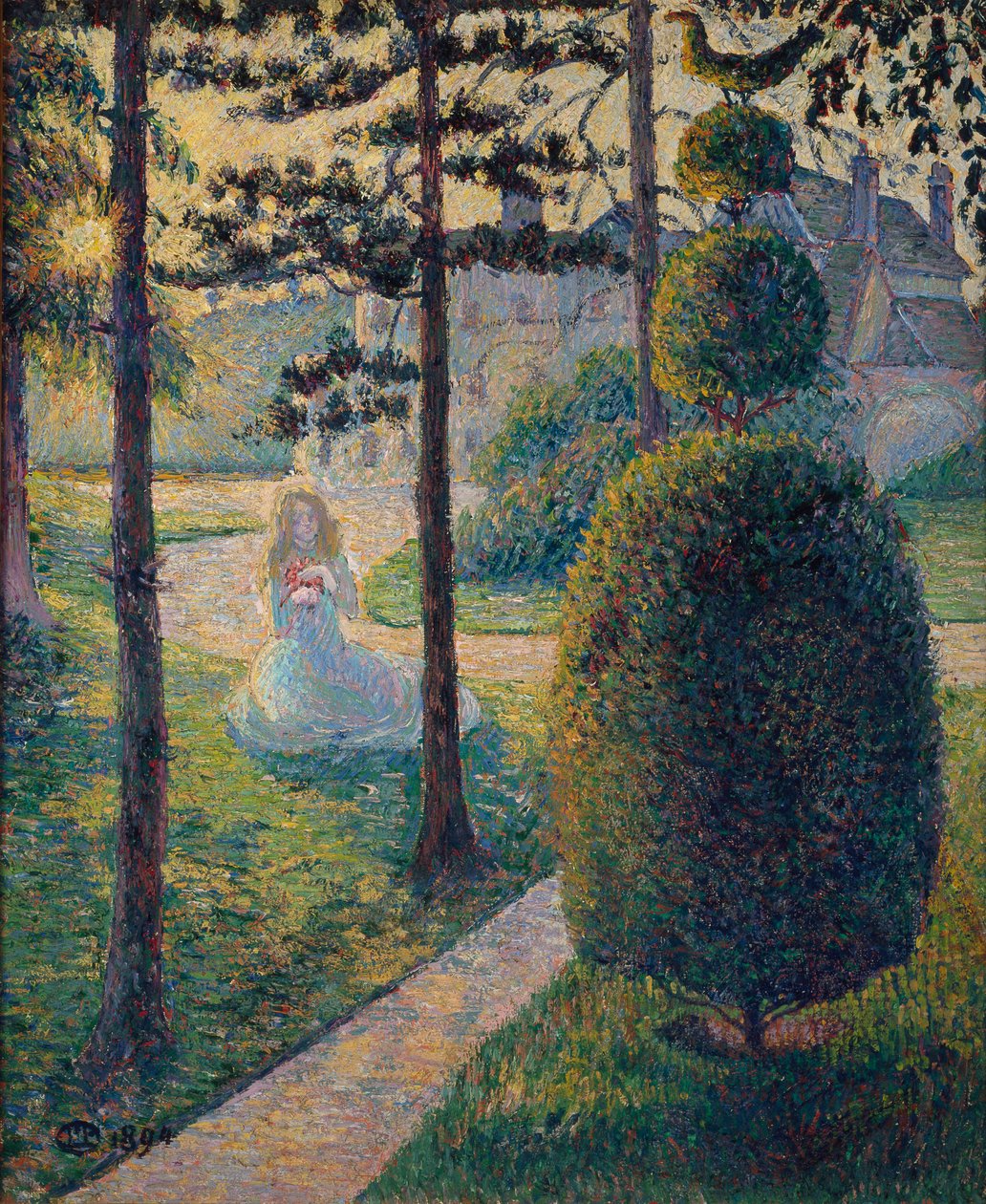 Wróżka, 1894 autorstwa Lucien Pissarro