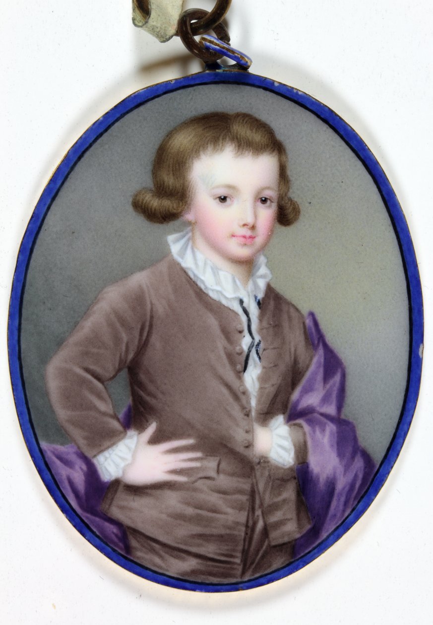Lord Edward Charles Cavendish Bentinck (emalia) autorstwa Lucius Barber