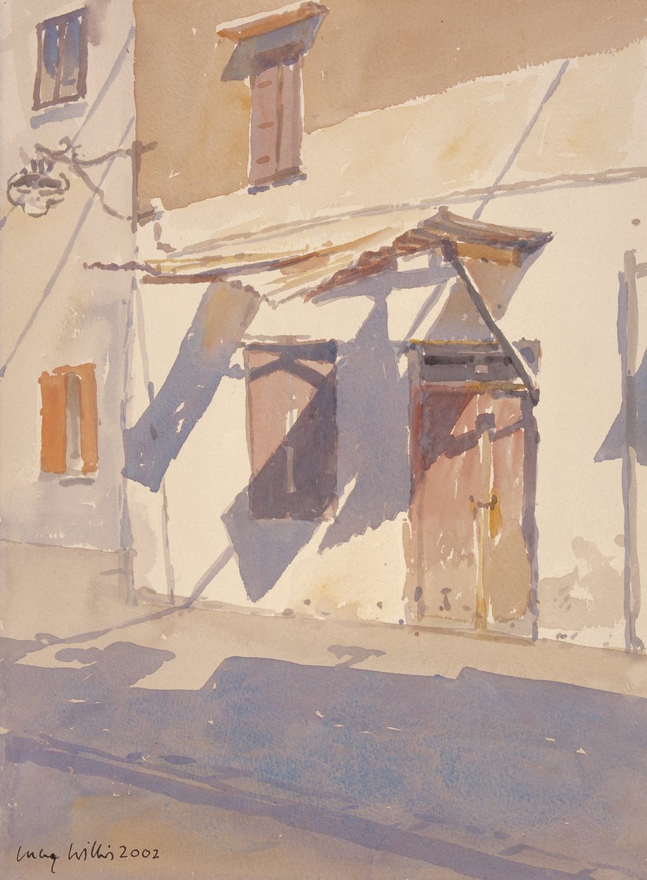 Cretan Shadows, 2002 (wc na papierze) autorstwa Lucy Willis