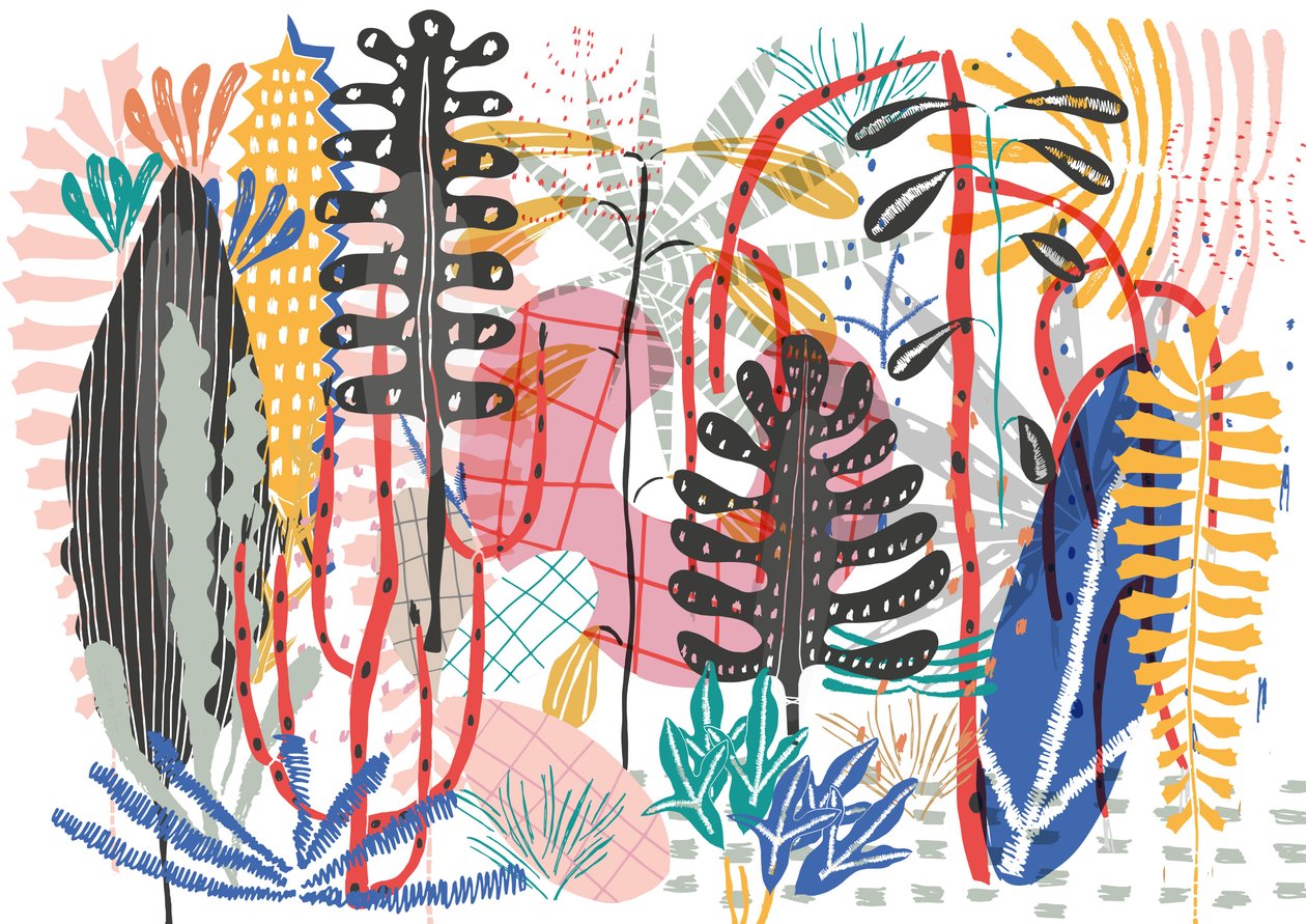Tropical, 2015 (w wersji cyfrowej) autorstwa Lucy Banaji