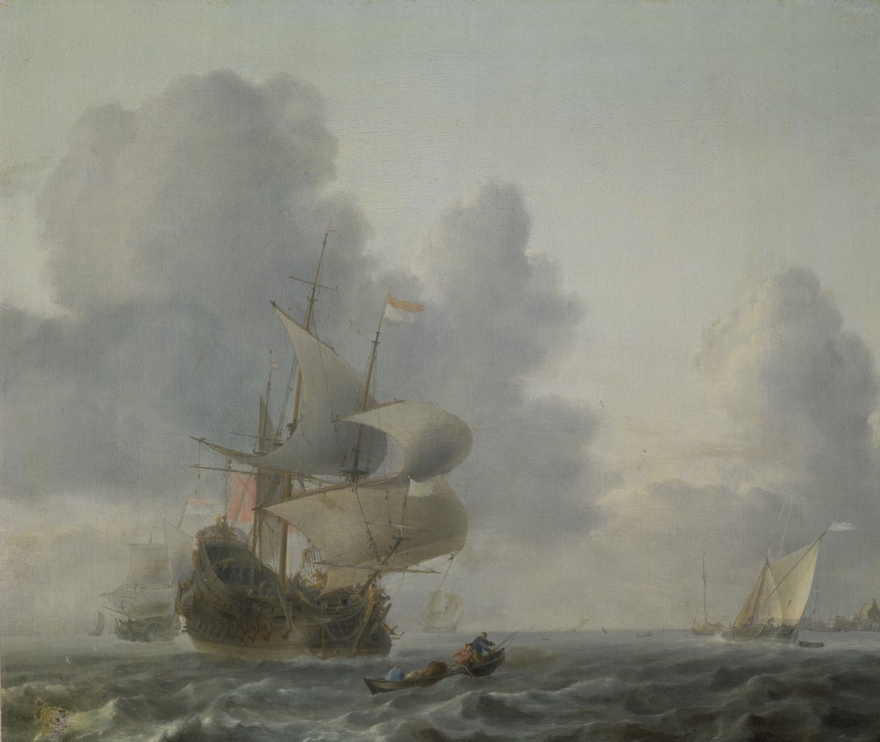 Burzowe morze, 1690 autorstwa Ludolf Backhuysen