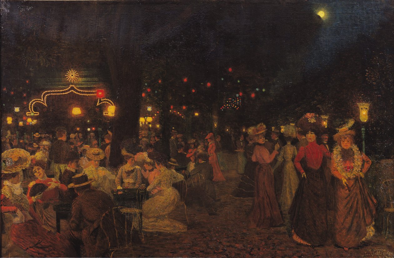 Bal Bullier, 1902 autorstwa Ludovic Vallee