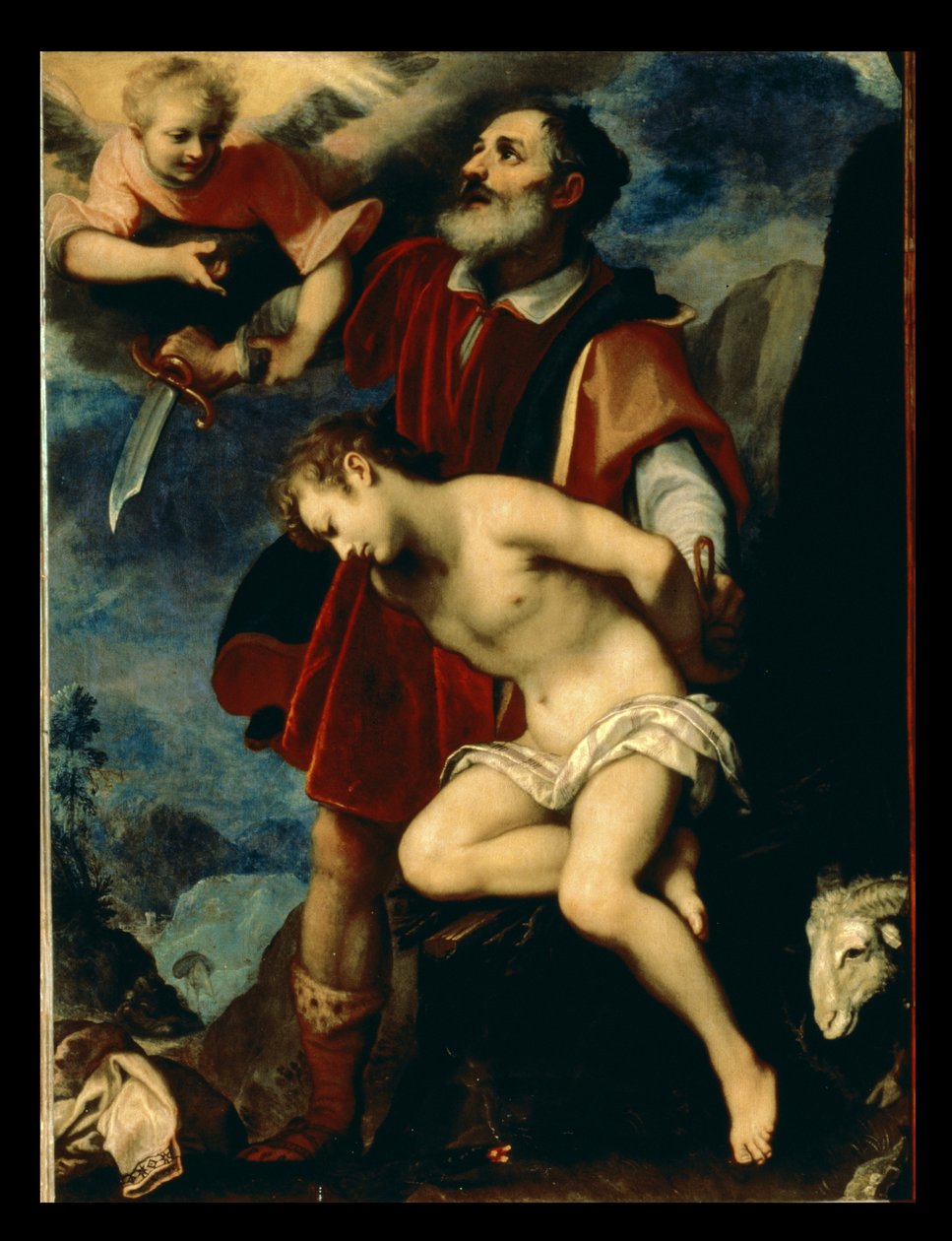 Ofiara Izaaka autorstwa Ludovico Cardi Cigoli
