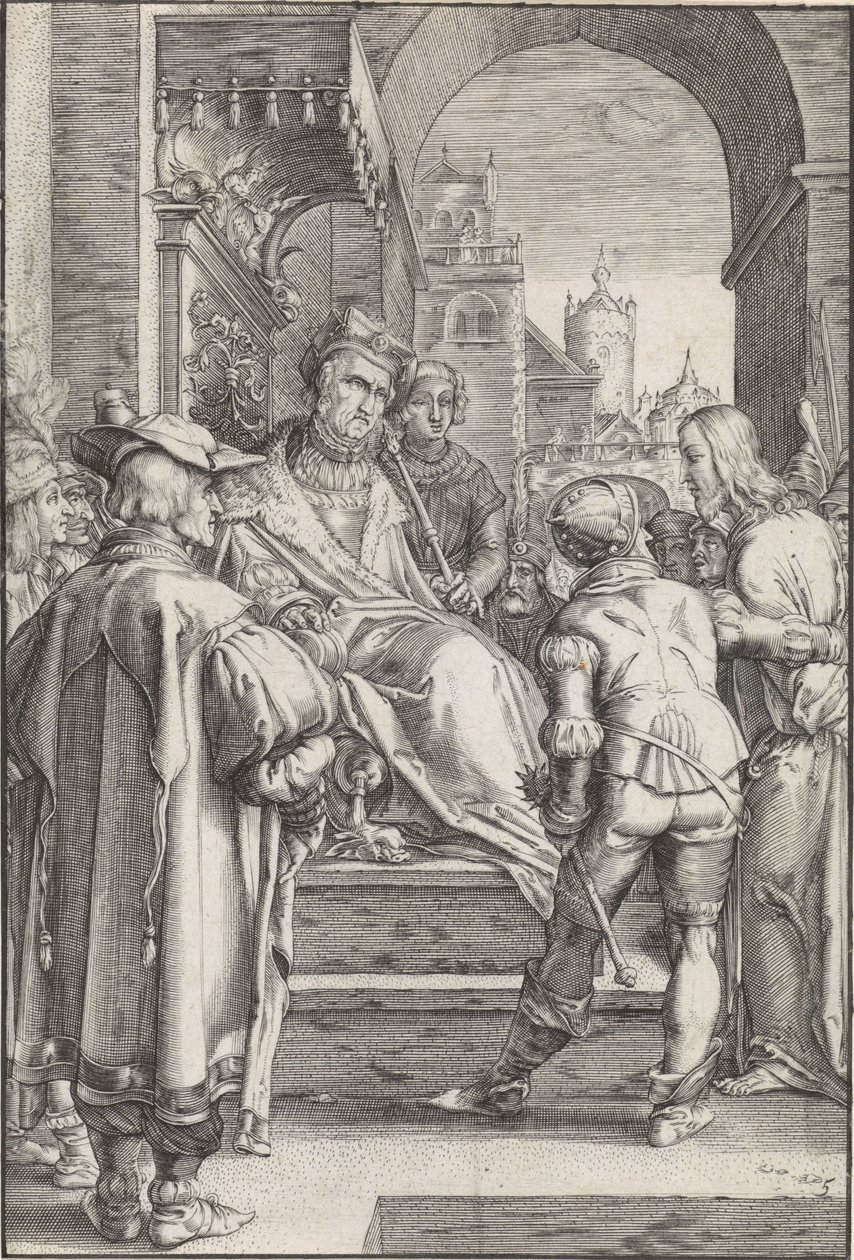 Chrystus przed Piłatem Pasja (tytuł serii) autorstwa Ludovicus Siceram