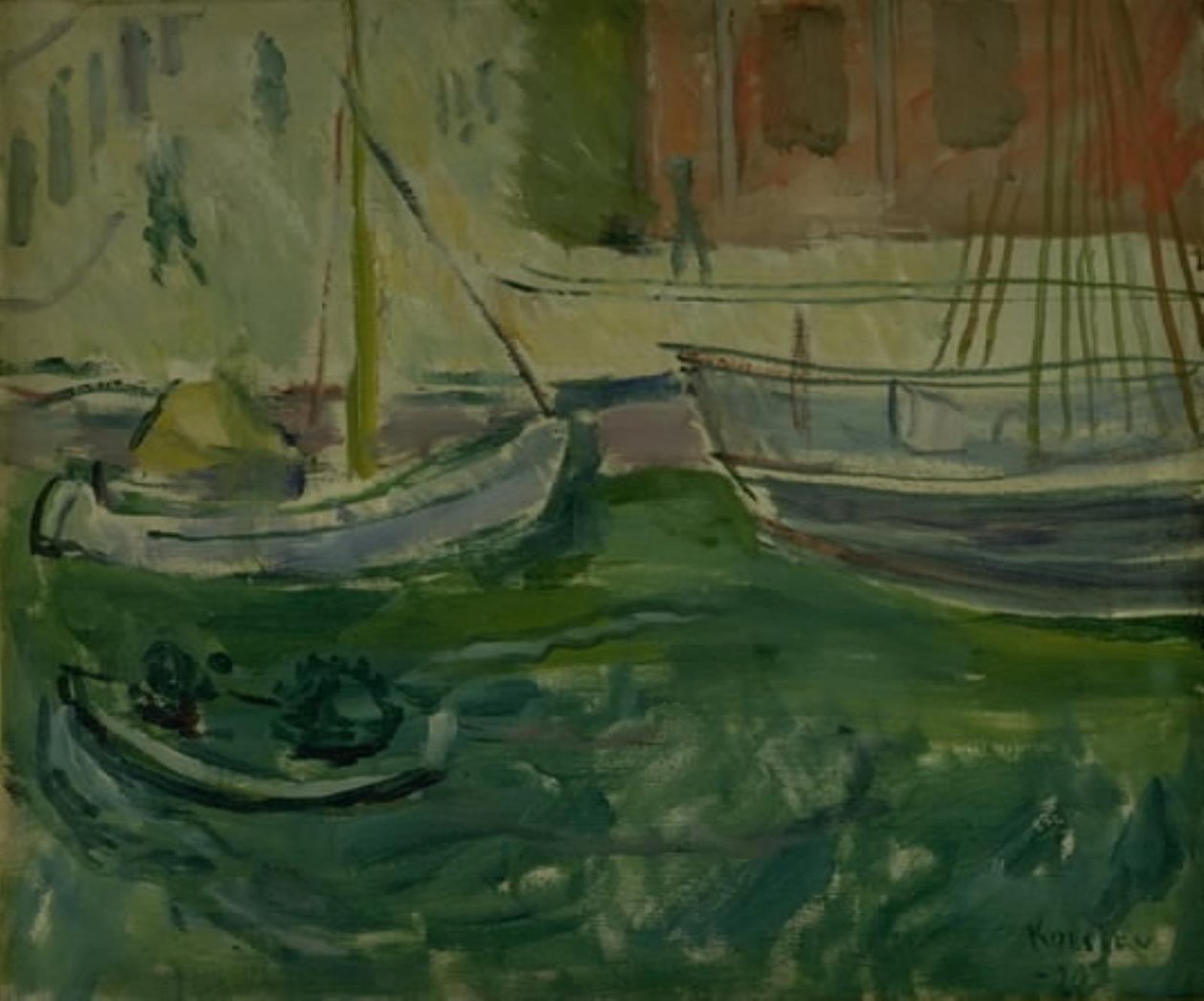 Widok na Nyhavn autorstwa Ludvig Karsten