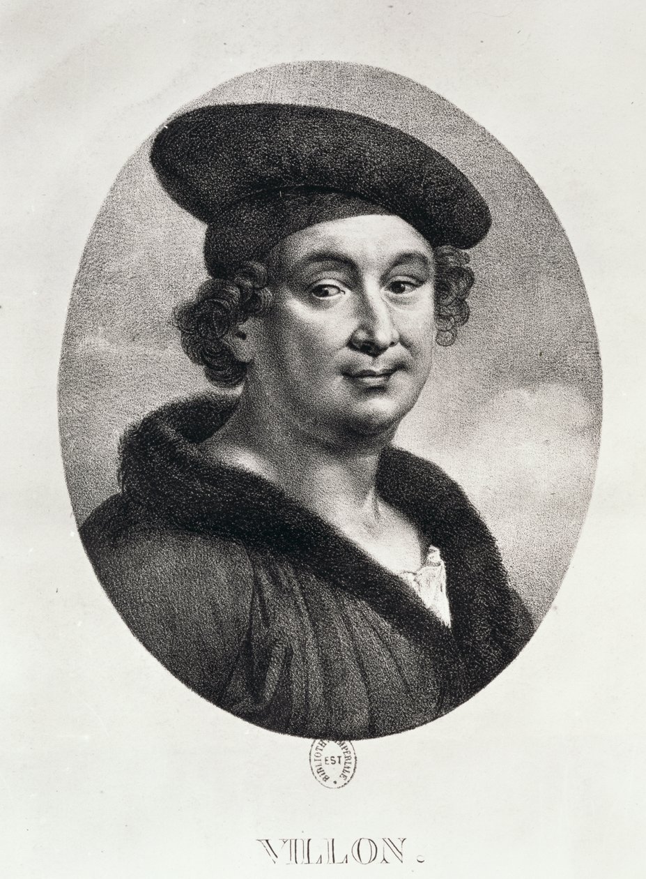 Portret Francois Villon (1431-63) autorstwa Ludwig Rullmann