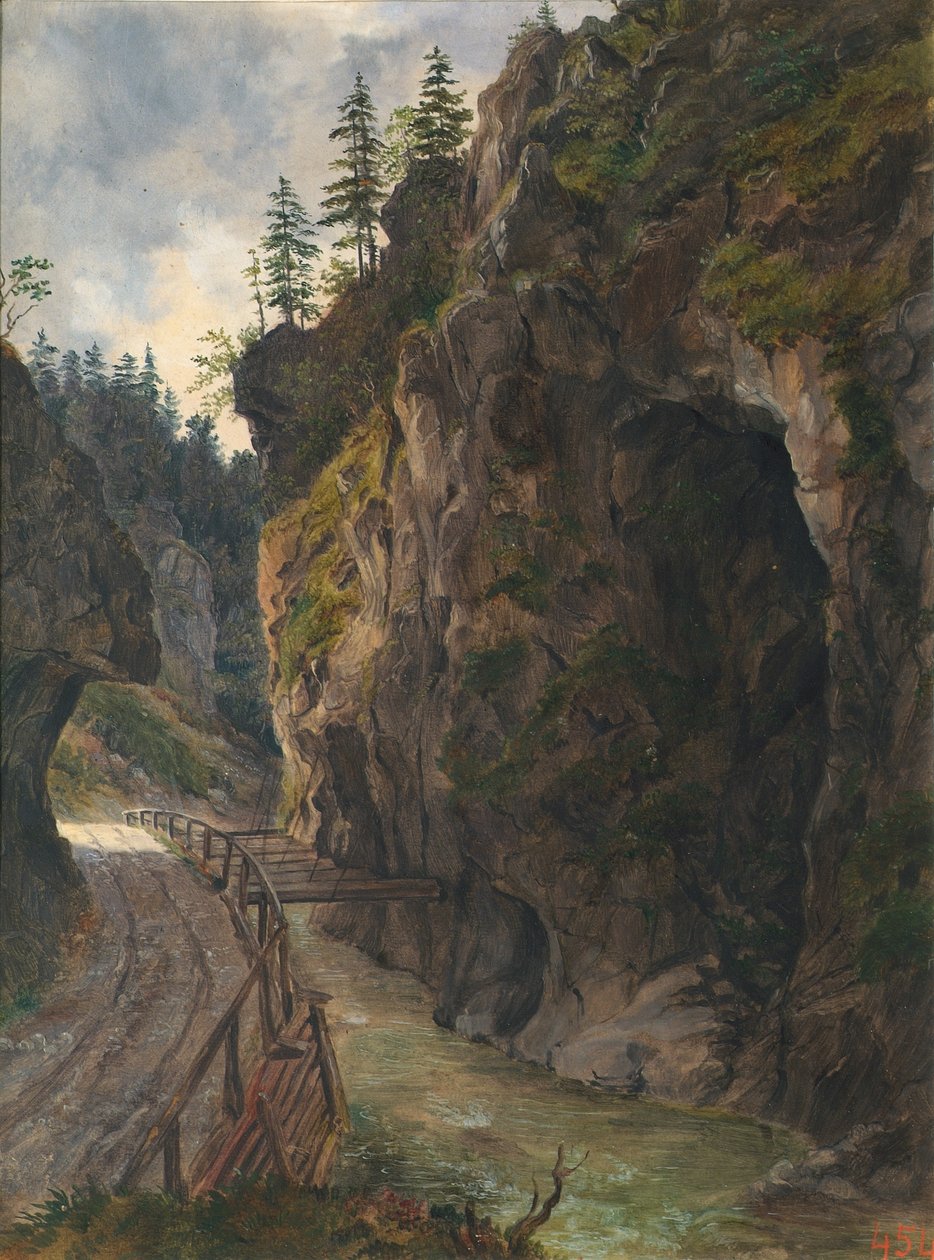 skalny kanion autorstwa Ludwig Halauska