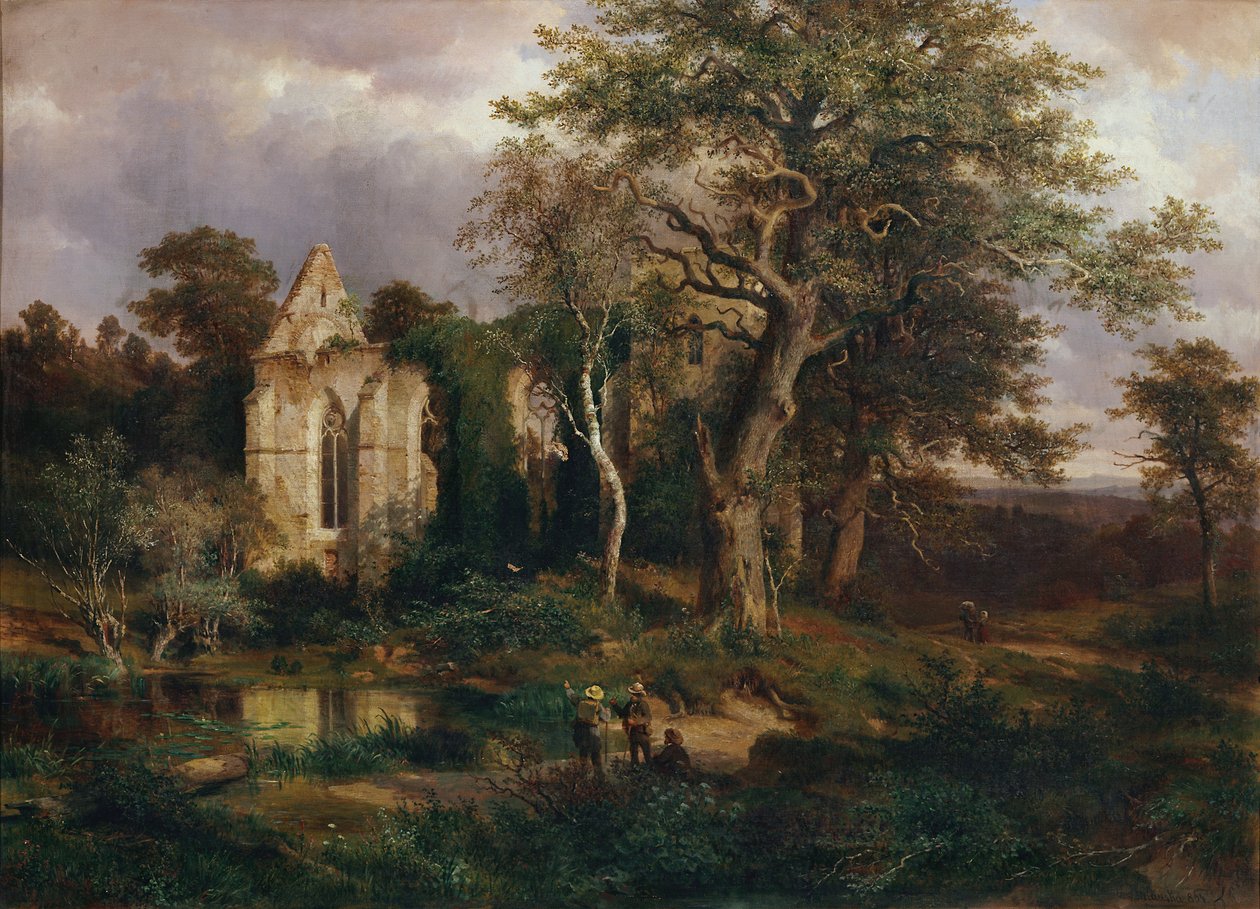 Kirchenruine autorstwa Ludwig Halauska