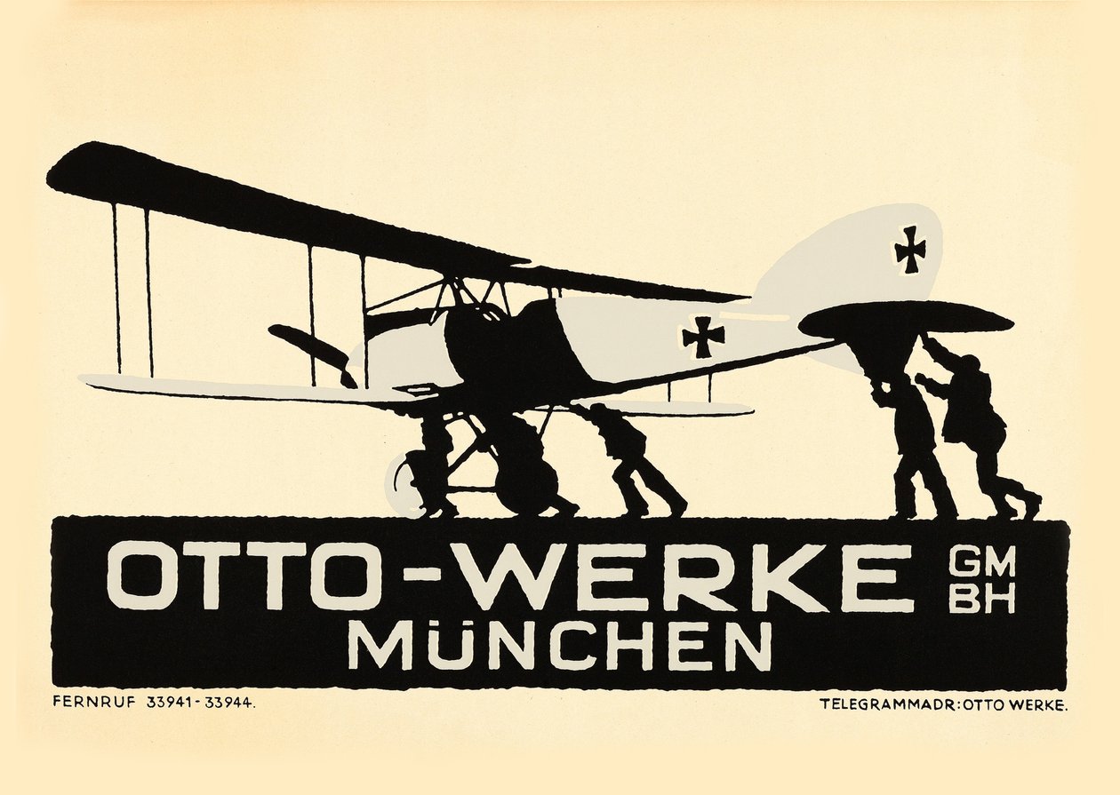 Otto-Werke, Monachium, ok. 201 1915 autorstwa Ludwig Hohlwein