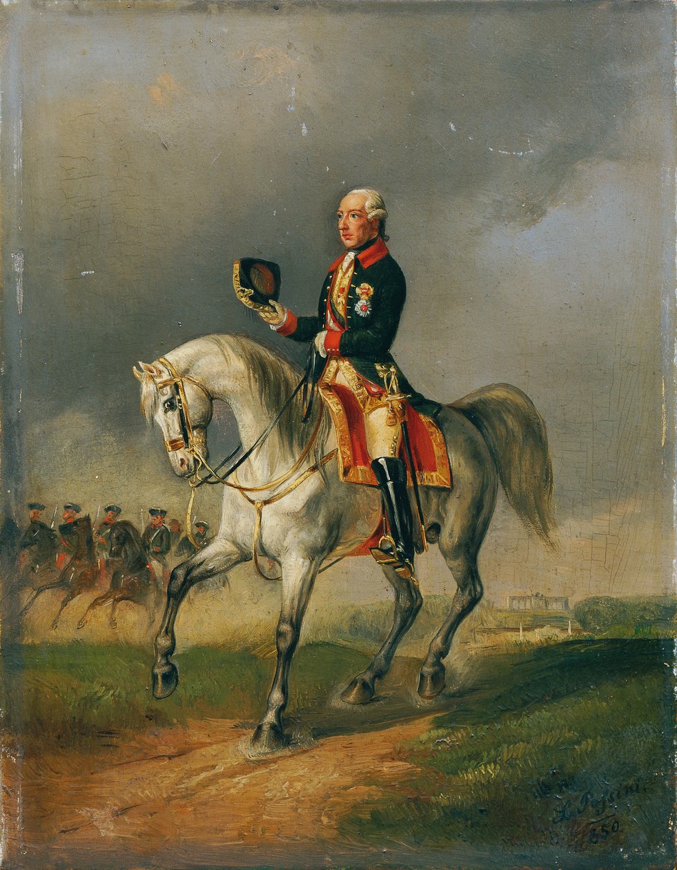 Cesarz Józef II. powtarzać autorstwa Ludwig Johann Passini