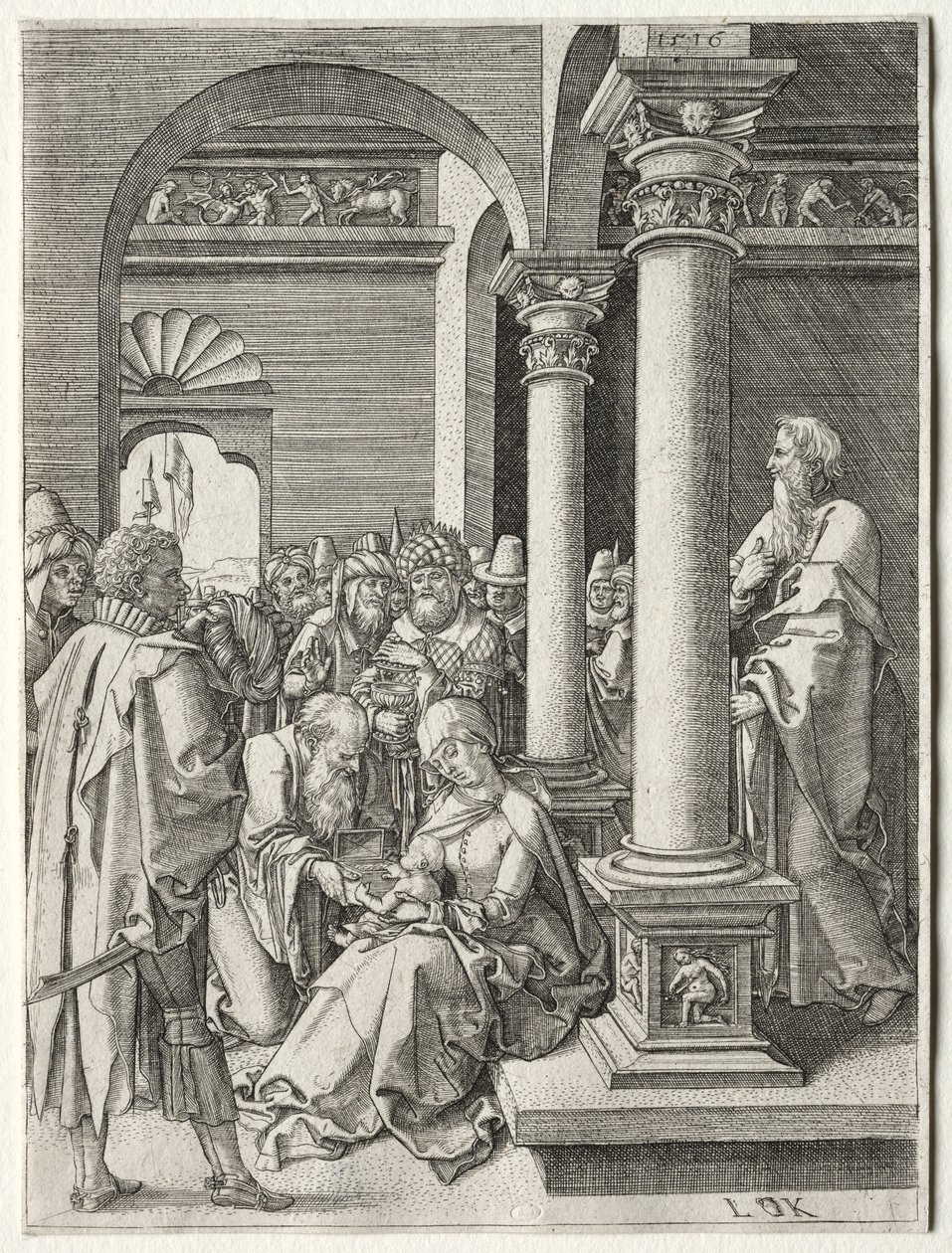 Adoracja Królów, 1516. autorstwa Ludwig Krug