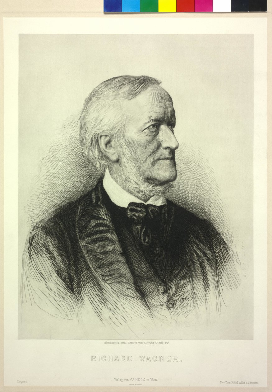Richard Wagner autorstwa Ludwig Michalek