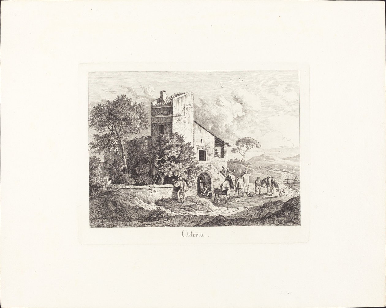 Osteria autorstwa Ludwig Richter