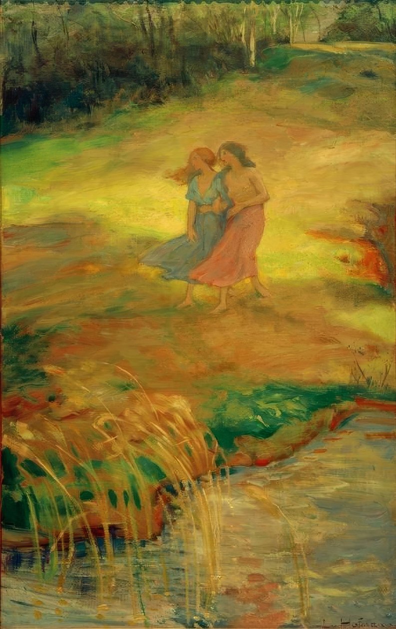 Aprilsonne autorstwa Ludwig von Hofmann