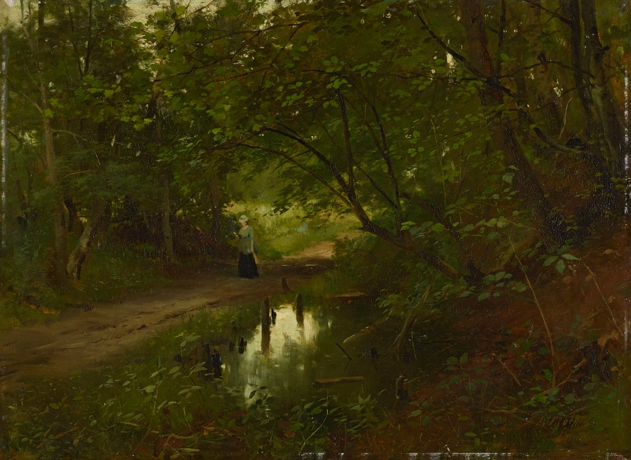Waldinneres autorstwa Ludwig von Löfftz