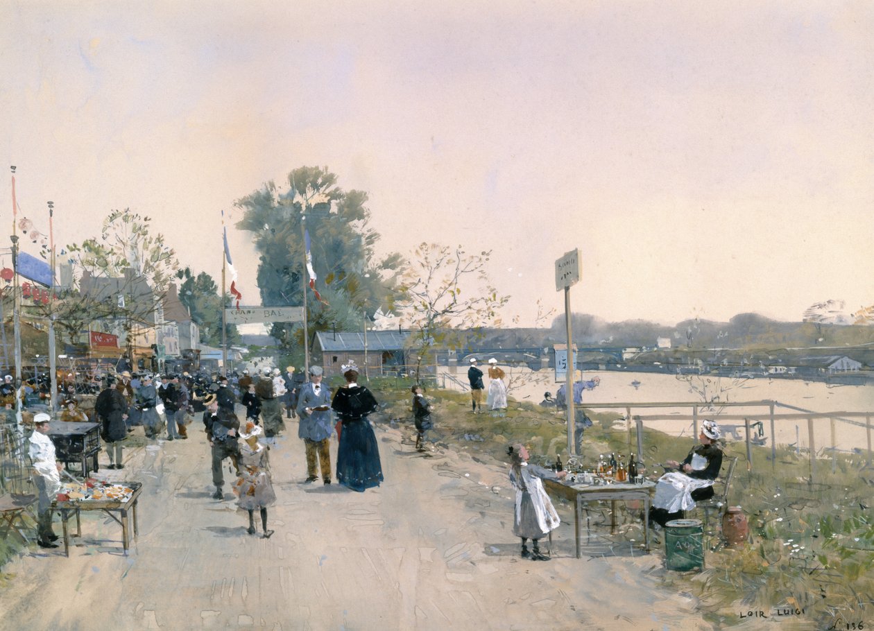 Festyn na wsi autorstwa Luigi Loir