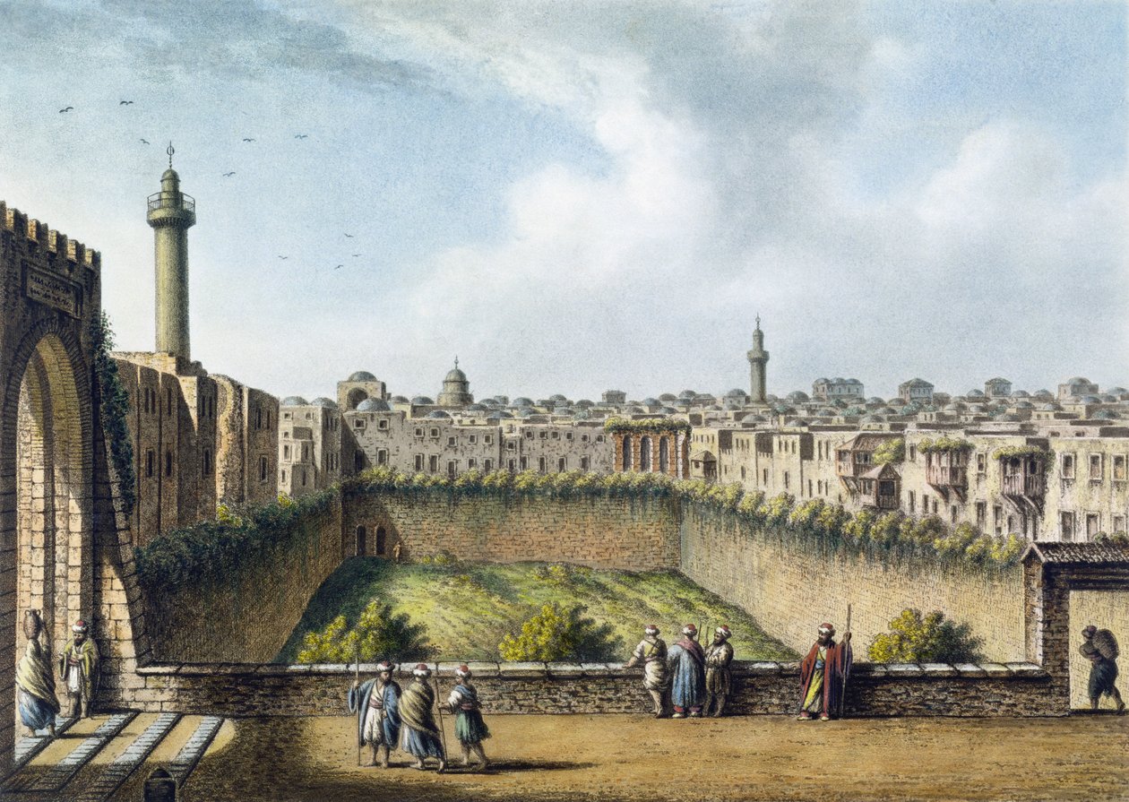 Basen Betesda, Jerozolima, wyd. William Watts, 1801 r. autorstwa Luigi Mayer