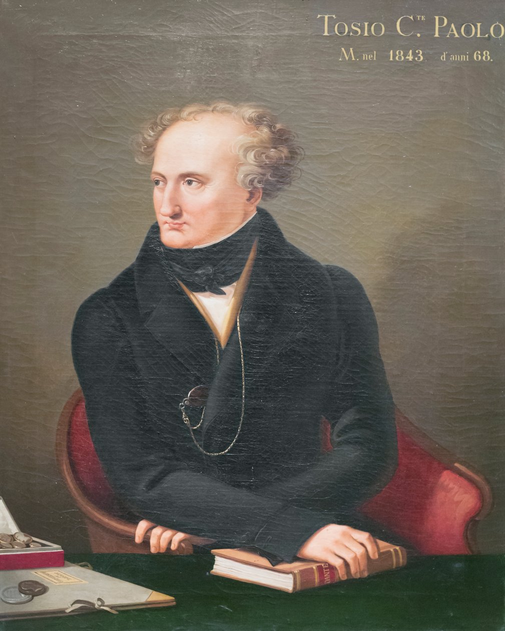 Portret hrabiego Paolo Tosio autorstwa Luigi Basiletti