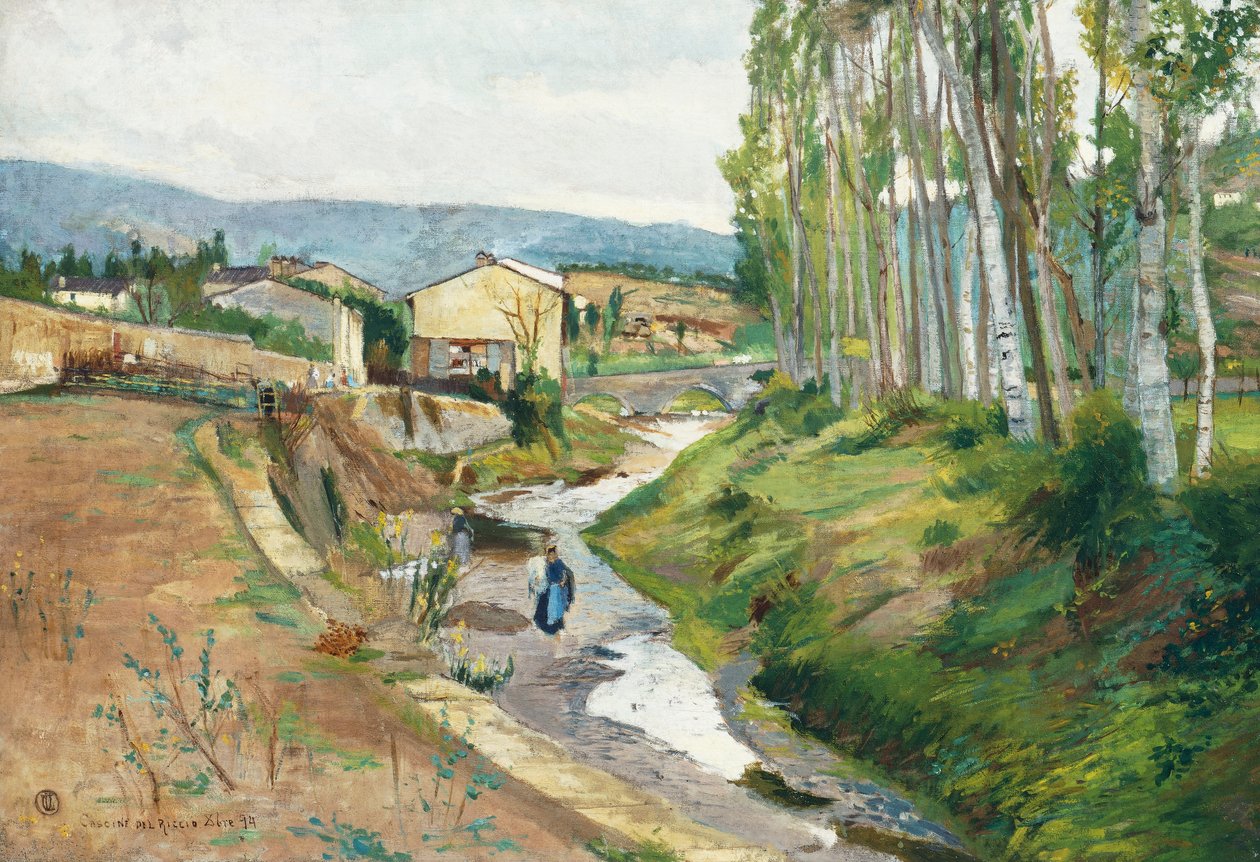 Gospodarstwa Riccio we Florencji autorstwa Luigi Levi