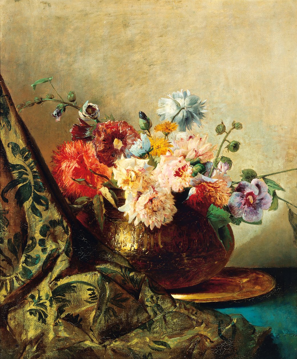 Kwiaty — Luigi Scrosati (1814-1869) autorstwa Luigi Scrosati