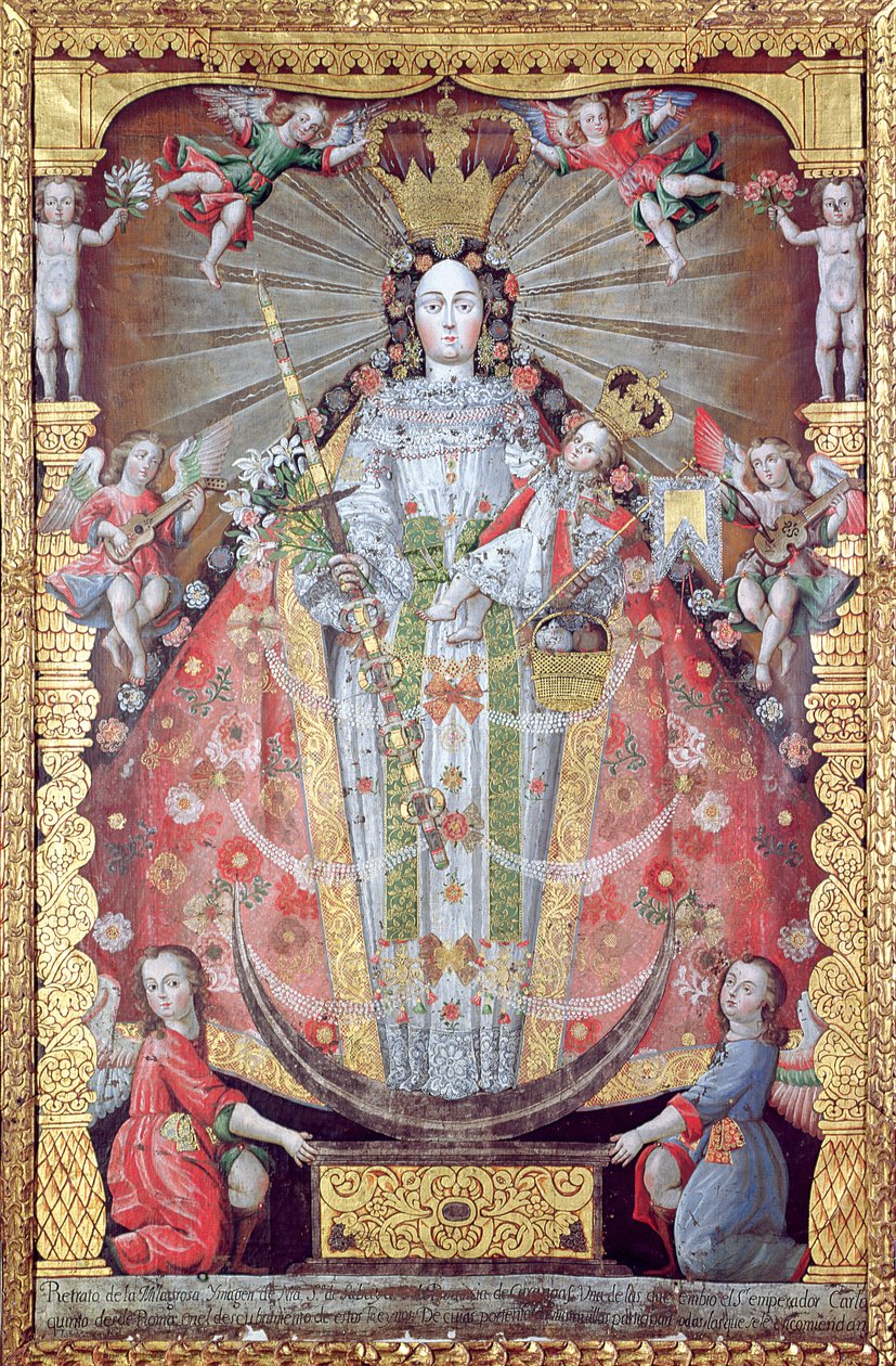 Dziewica z Candelaria autorstwa Luis Nino