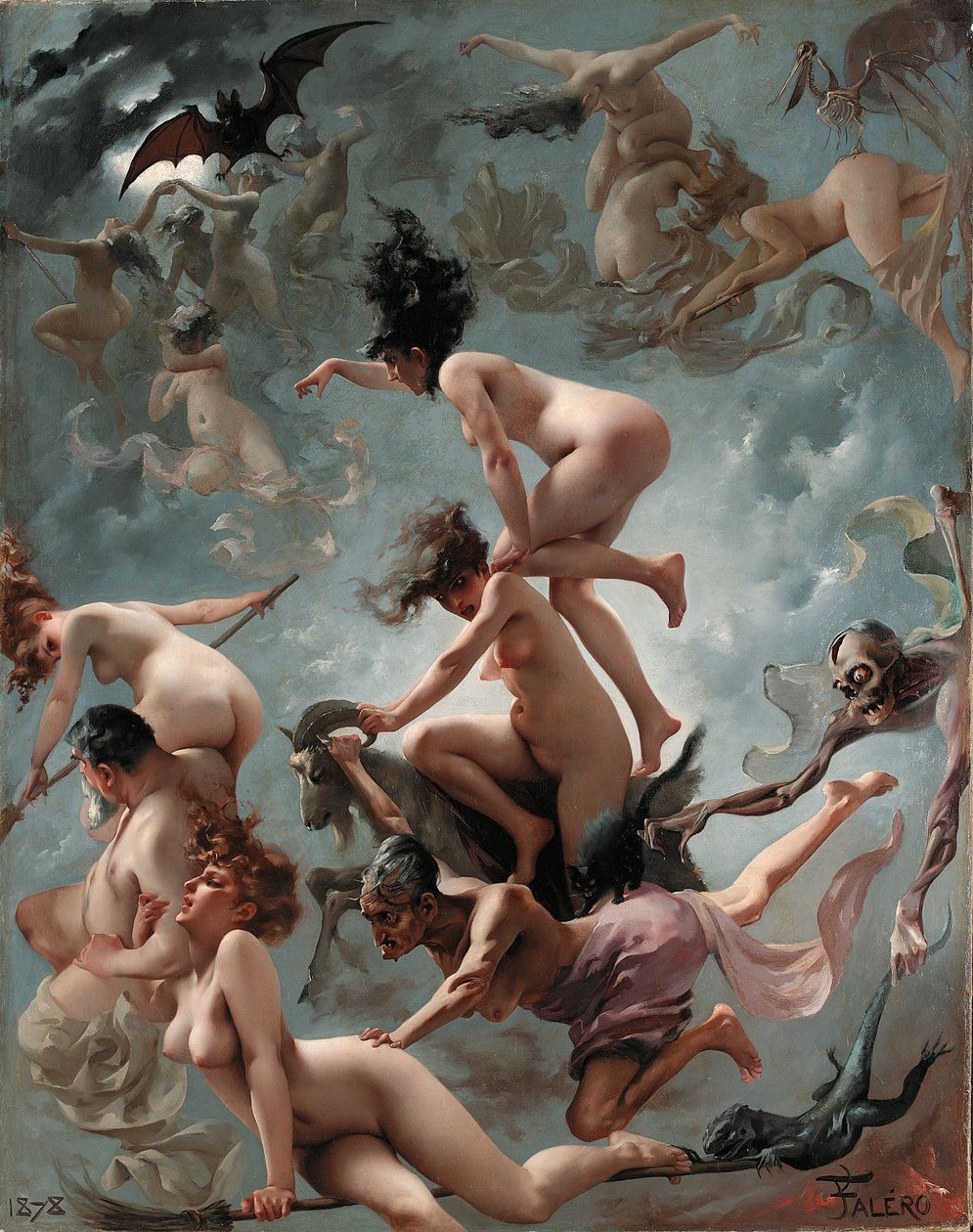 Wizja Fausta autorstwa Luis Riccardo Falero