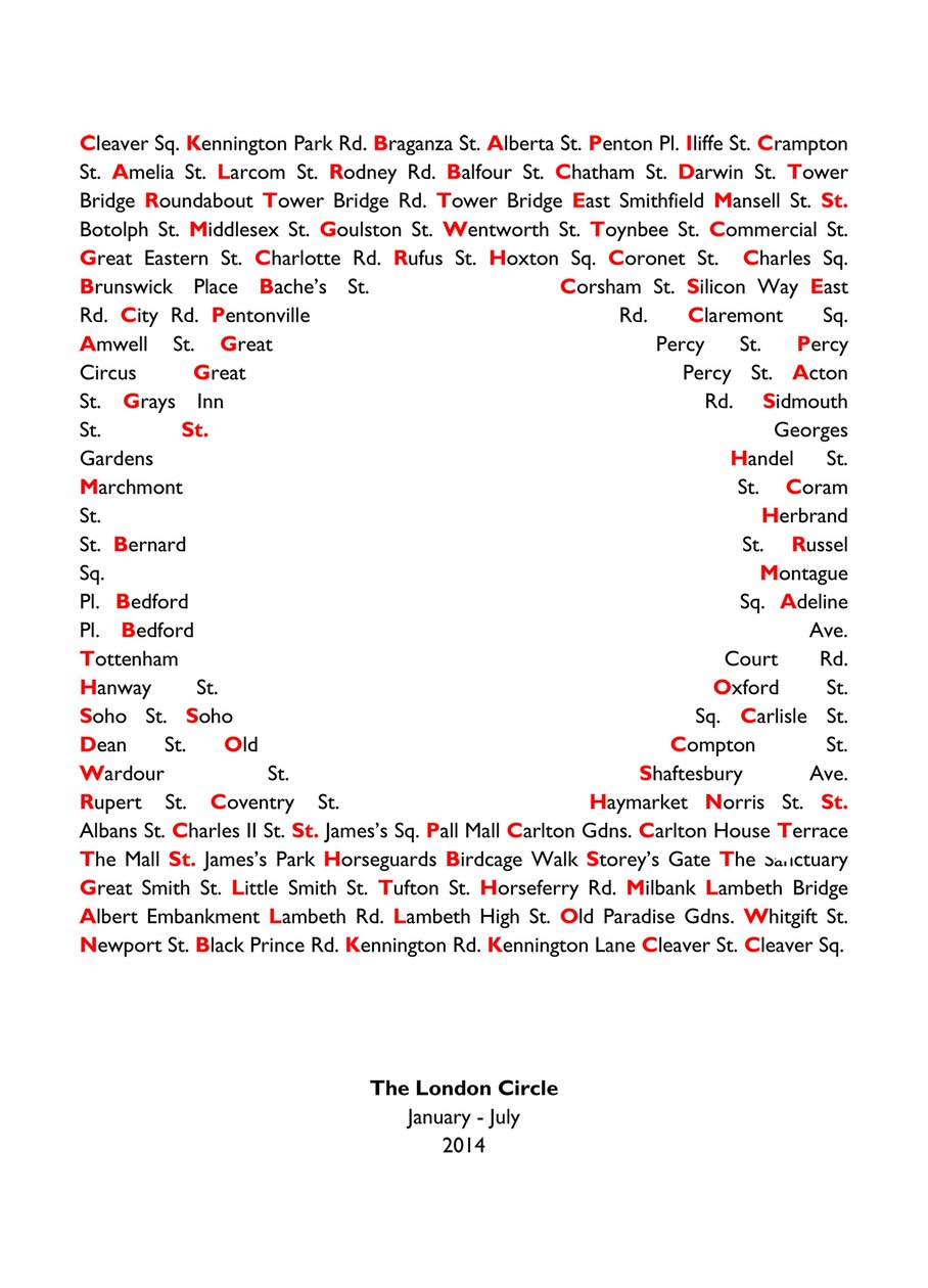 London Circle autorstwa Luke M Walker