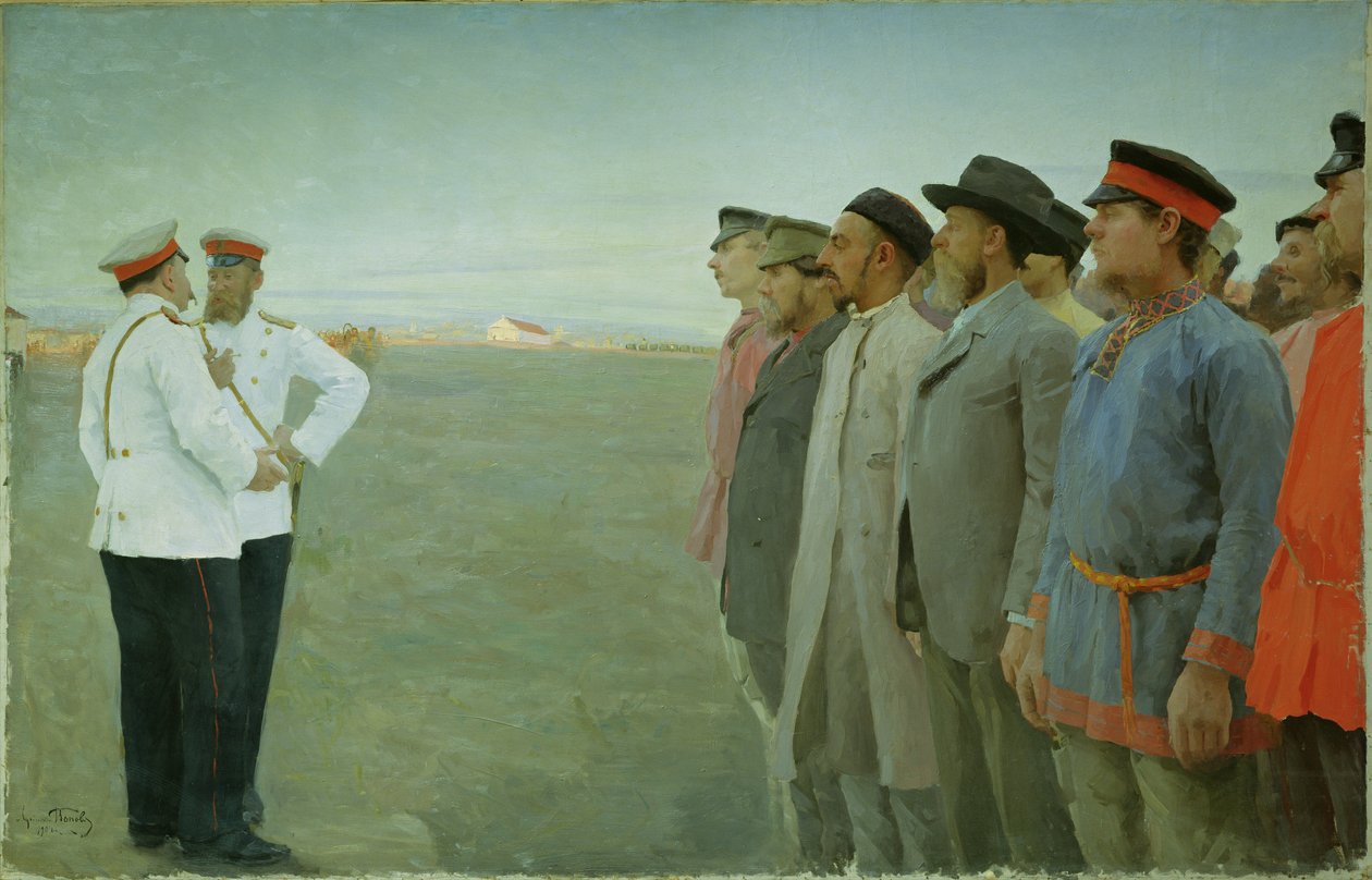 Zmobilizowany, 1904 autorstwa Lukjan Vasilievich Popov