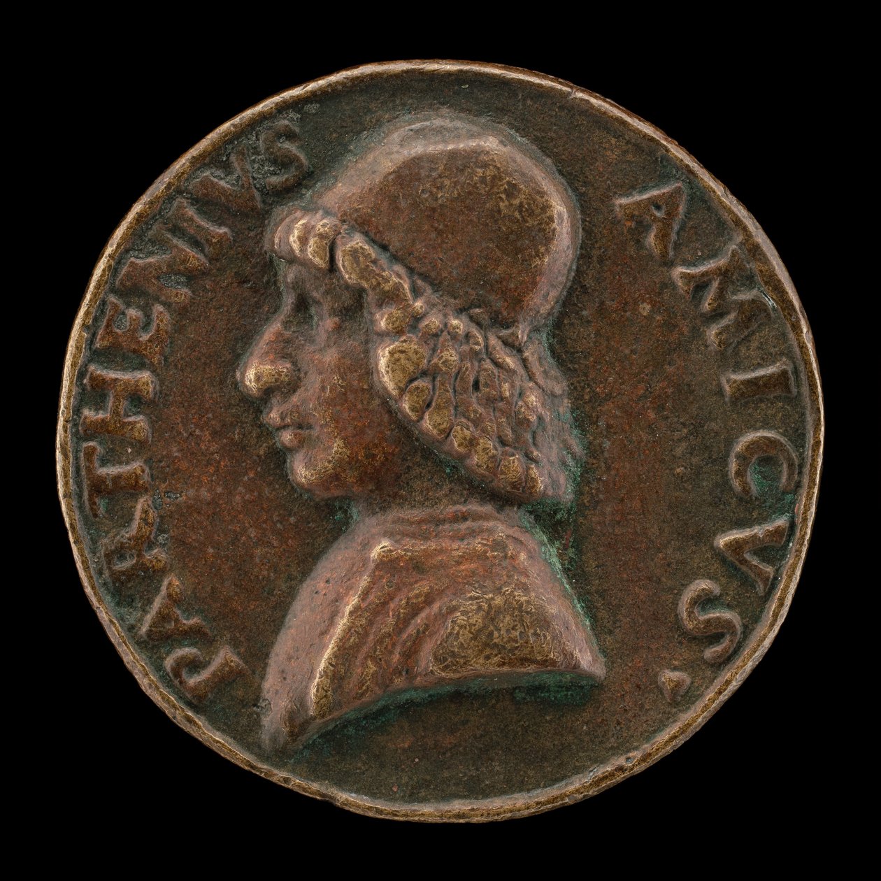 Bartolommeo Partenio, czynny 1480-1485, Humanista [awers]. autorstwa Lysippus Junior