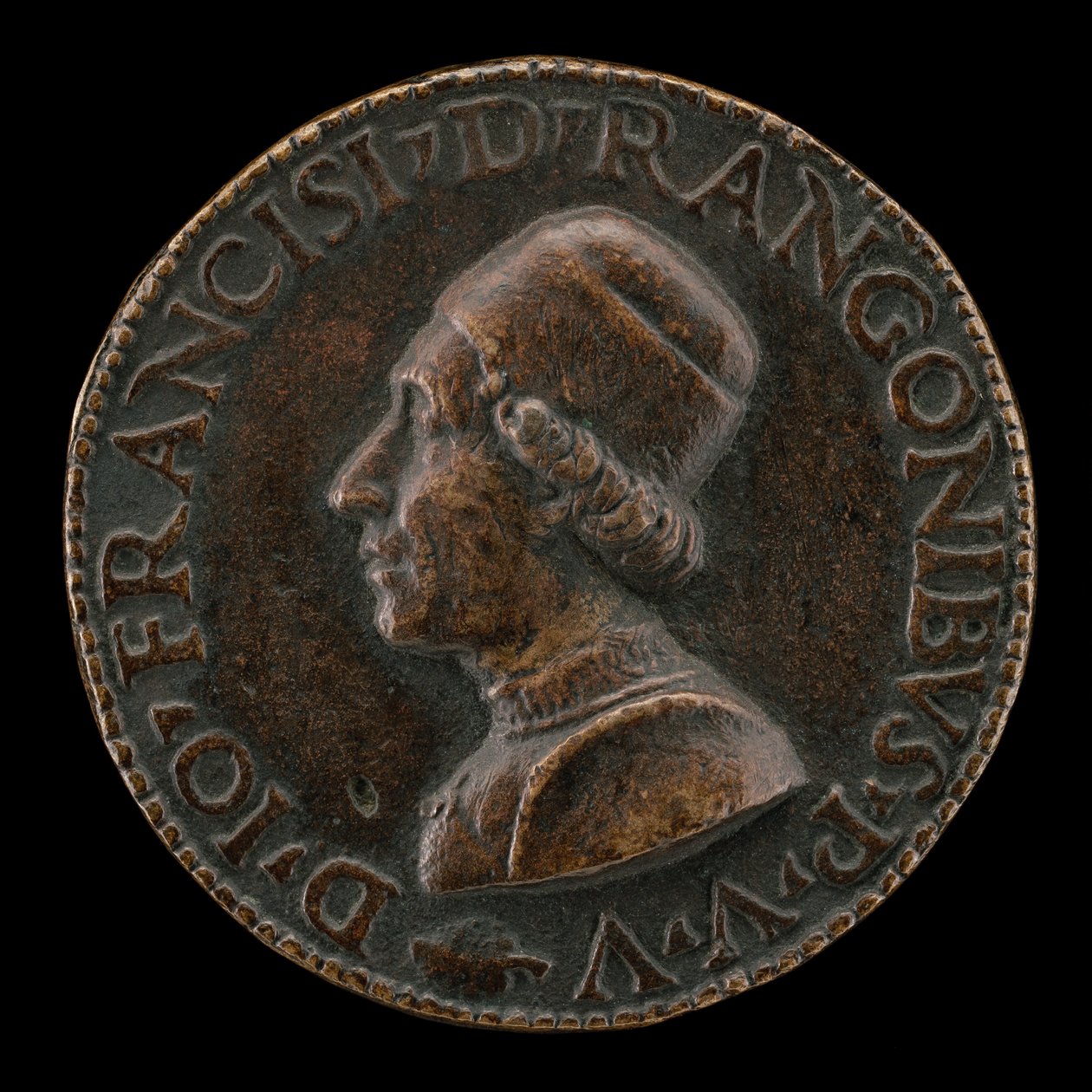 Giovanni Francesco de Rangoni [awers]. autorstwa Lysippus Junior