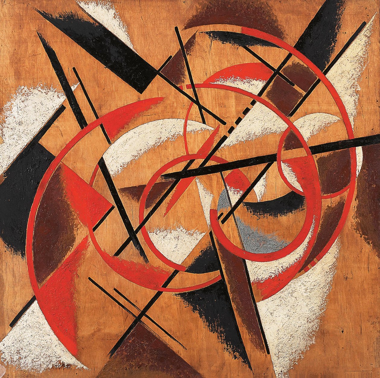 Budowa sił kosmicznych, 1920-1921 autorstwa Lyubov Sergeevna Popova