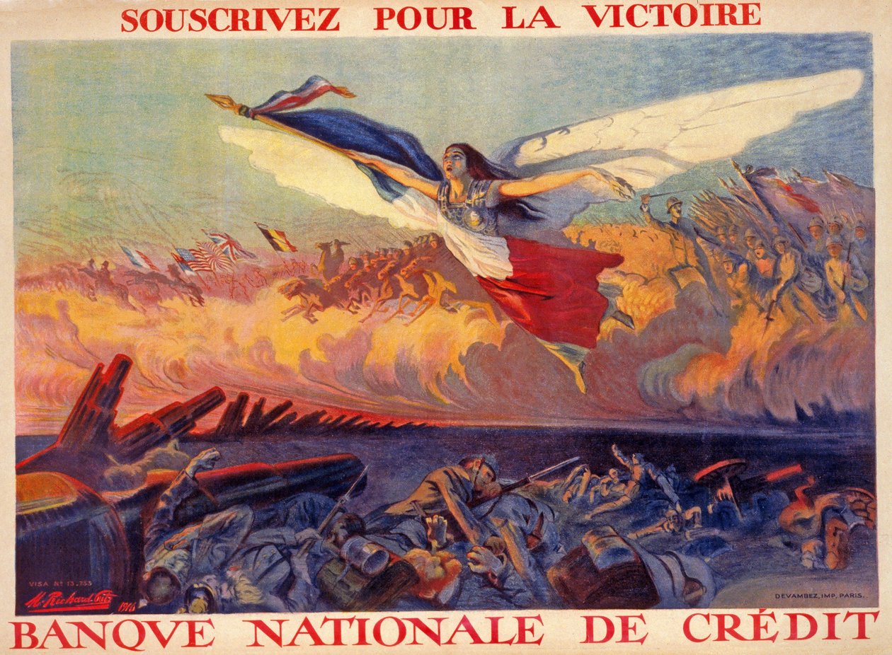 Subskrybuj Victory, National Credit Bank, wyd. 1916 autorstwa M. Richard Gutz