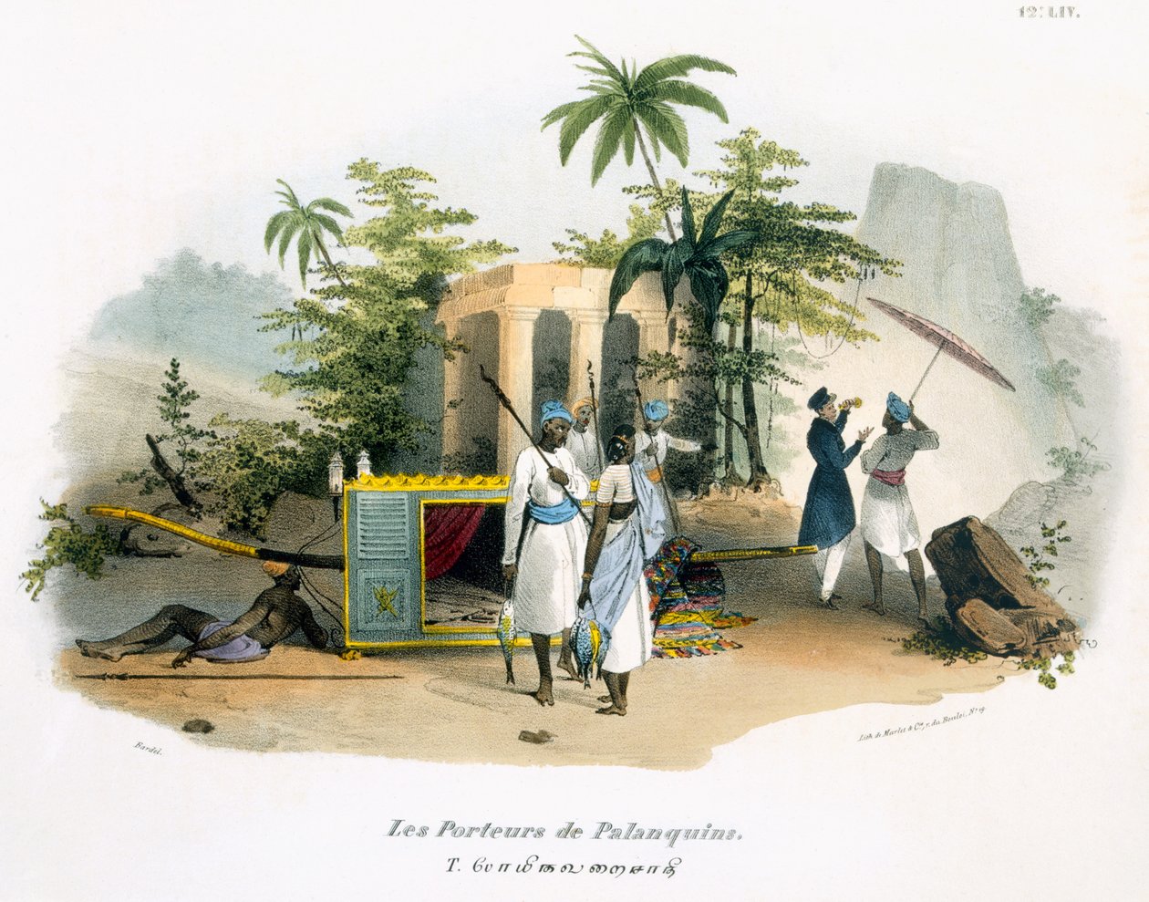Nosiciele śmieci, 1827-35 autorstwa M.E. Burnouf