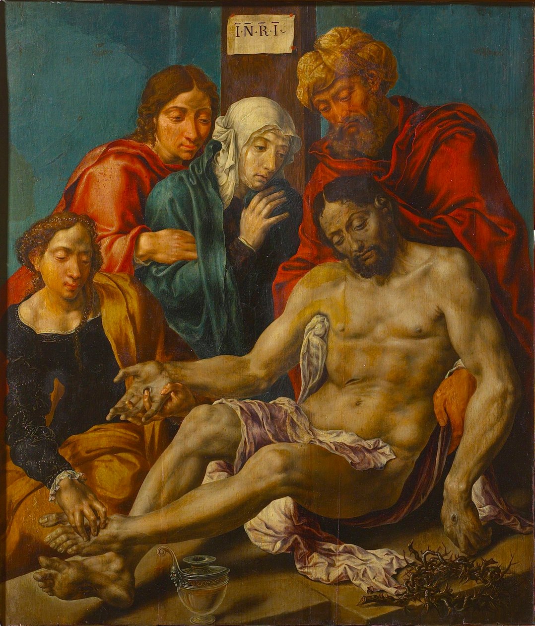 Osadzanie. autorstwa Maarten Jacobsz Heemskerck van