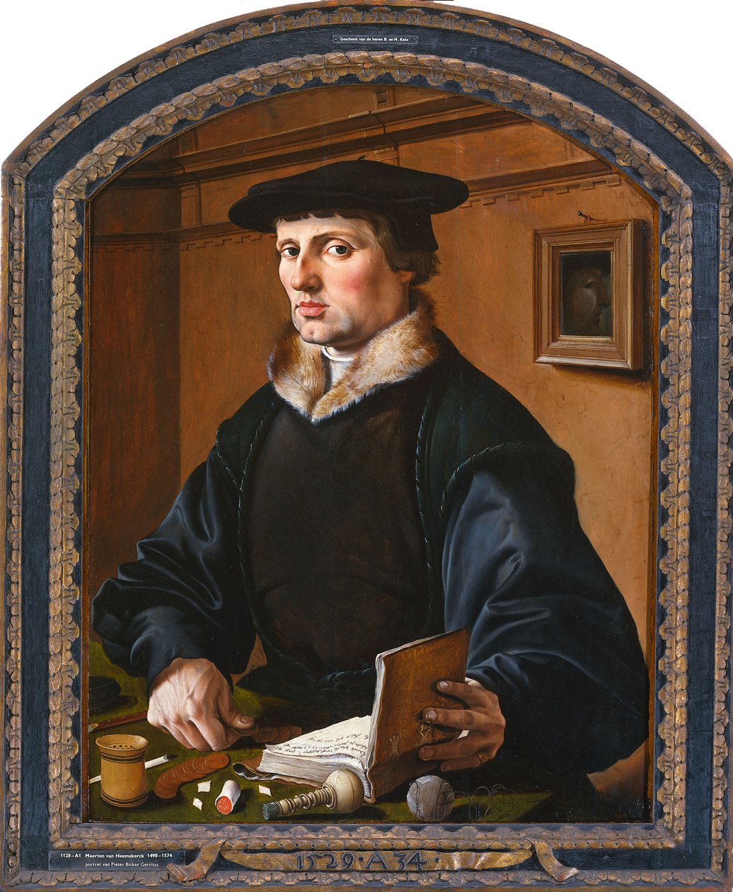 Portret mężczyzny, 1529 autorstwa Maarten van Heemskerck