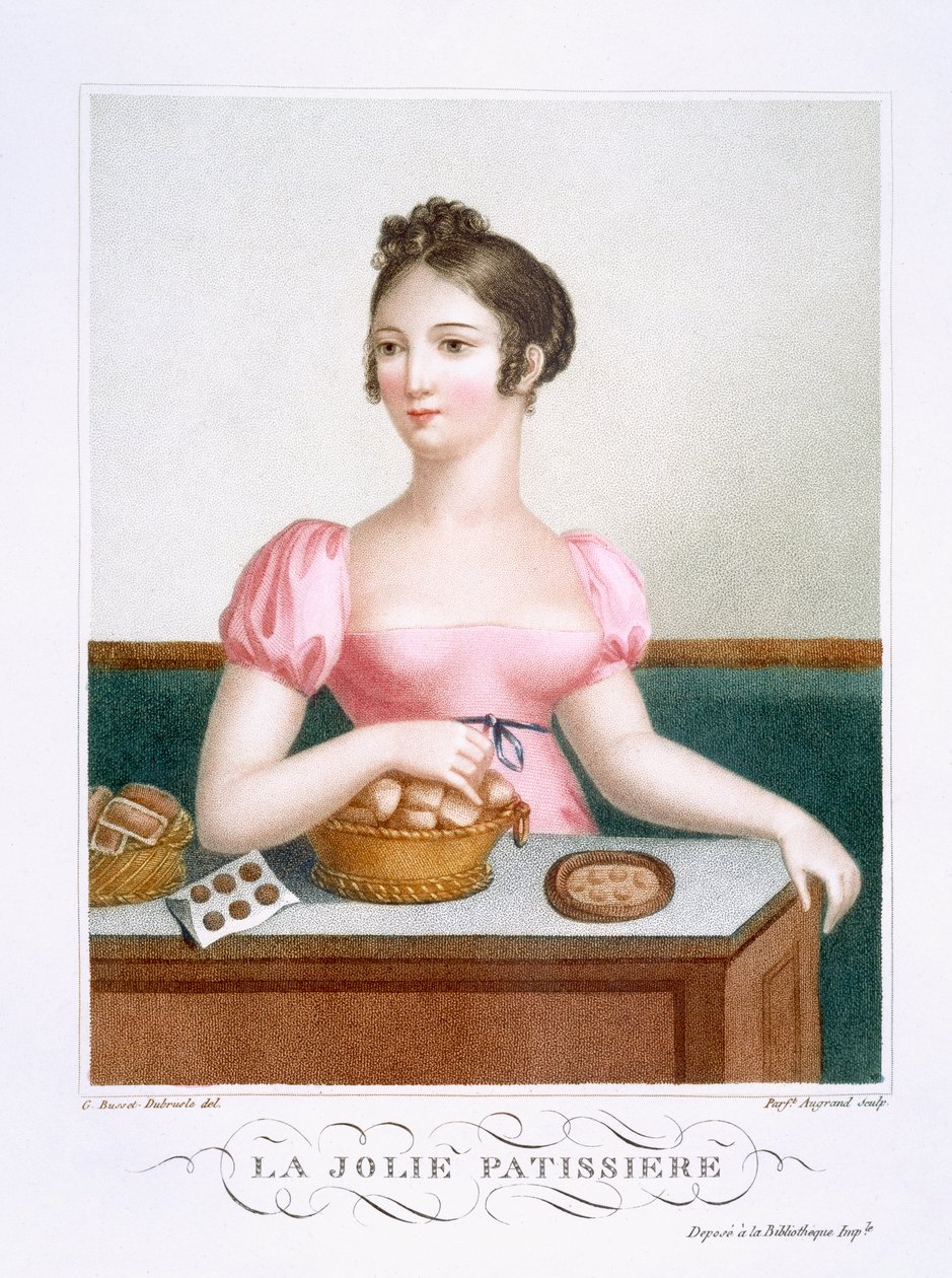 Cukiernik, ok. 1816 r. autorstwa Madame G. Busset Dubruste