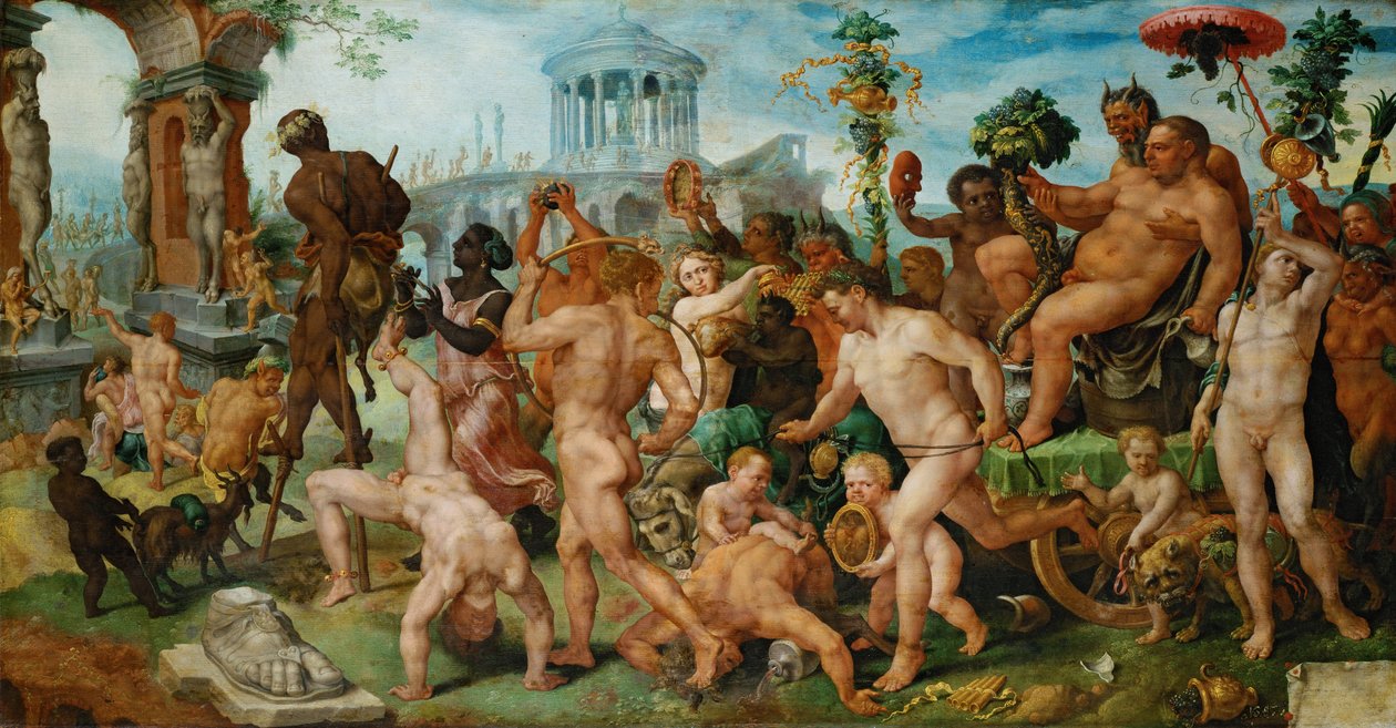 Triumfalna procesja Bachusa autorstwa Maerten van Heemskerck