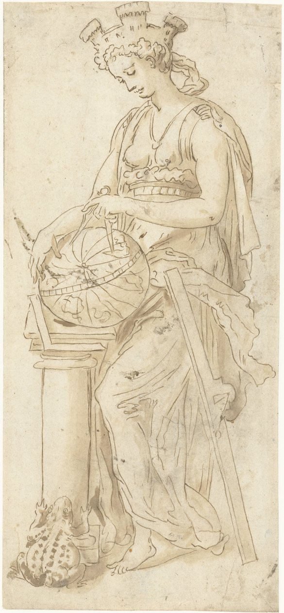 Geometria Wejście projektowe do Antwerpii 1594 (tytuł serii) autorstwa Maerten de Vos